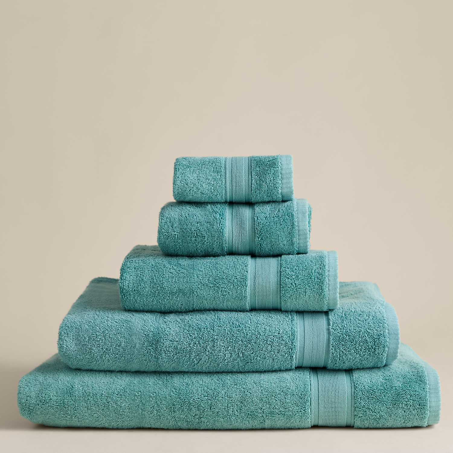 M&S Super Soft Pure Cotton Towel - Bath Towel - Aqua
