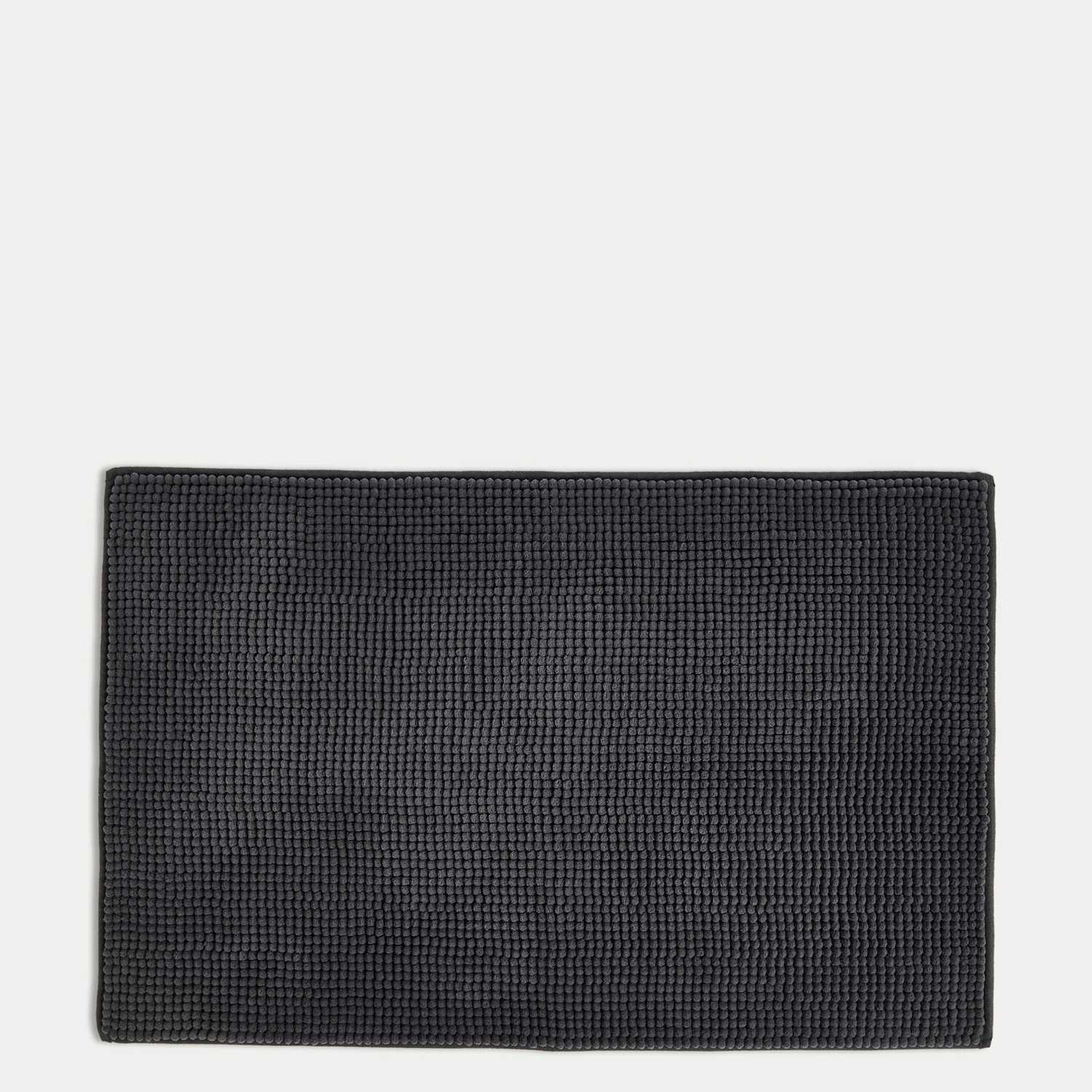 M&S Bobble Bath Mat - Dark Charcoal