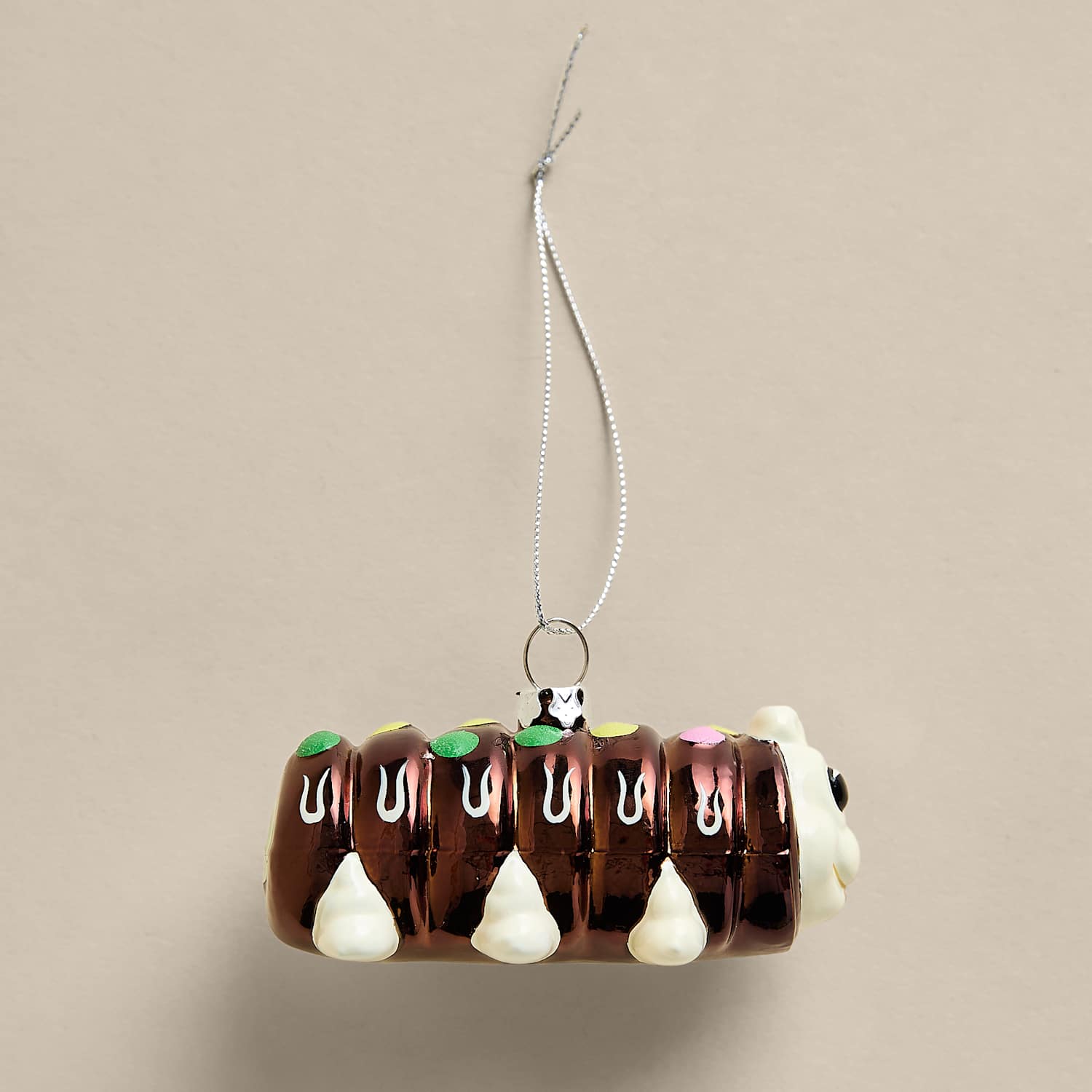 M&S Colin the Caterpillar Hanging Tree Decoration - Brown Mix