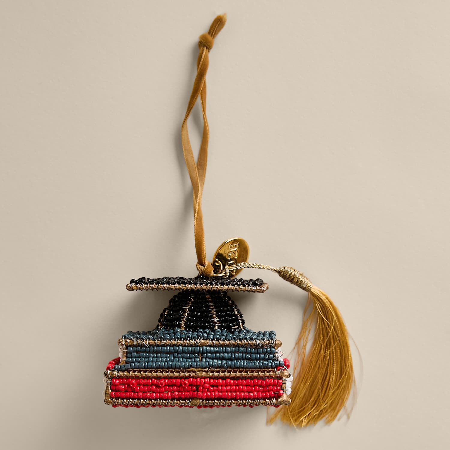 M&S Graduation Beaded Decoration - Black