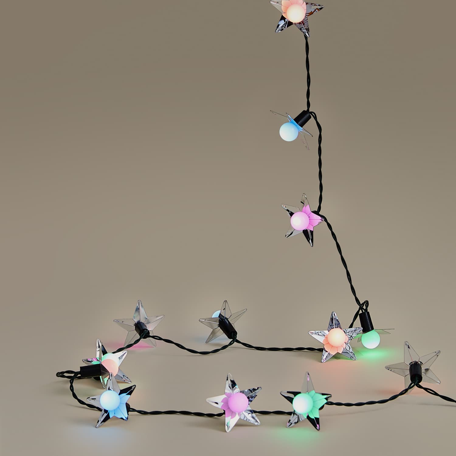 M&S 20 Vintage Pastel Ball Lights - Multi