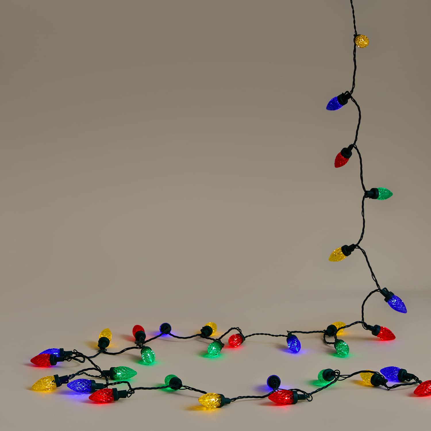 M&S 100 Multicoloured Bulb Mains Lights