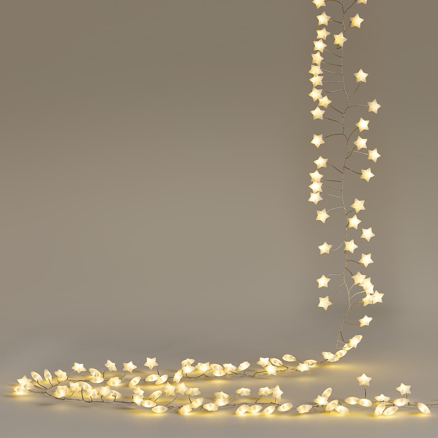 M&S 300 Warm White Star Lights