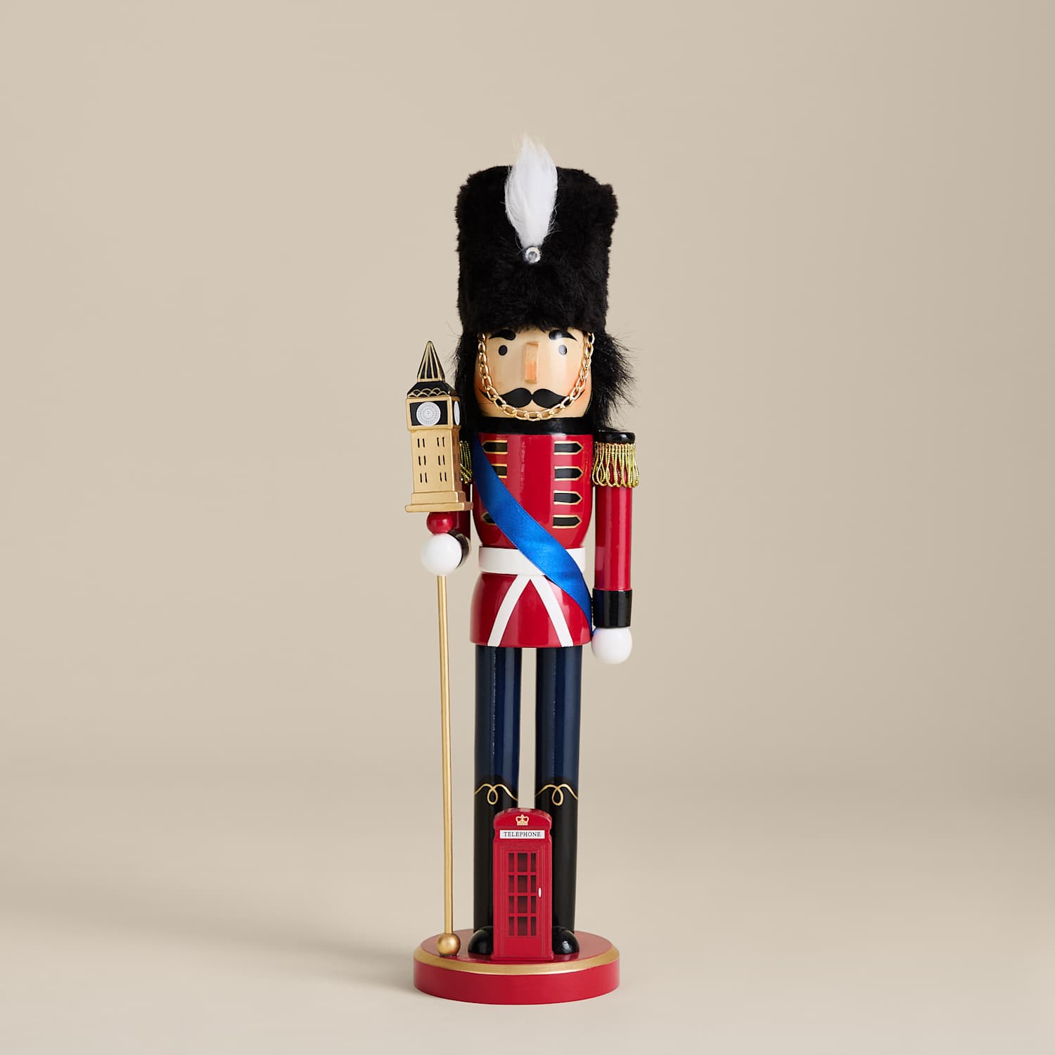 M&S London Nutcracker Decoration - Red Mix