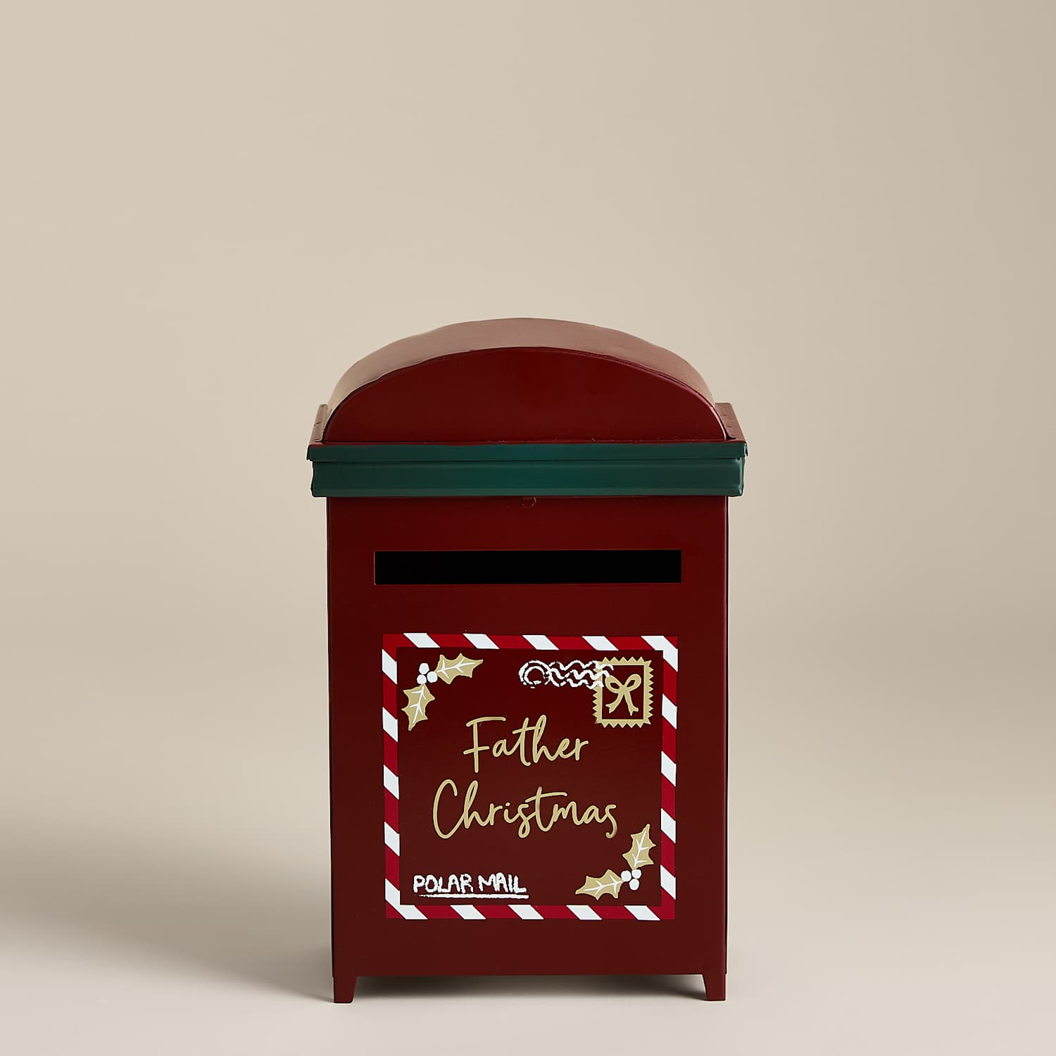 M&S Red Metal Postbox Room Ornament