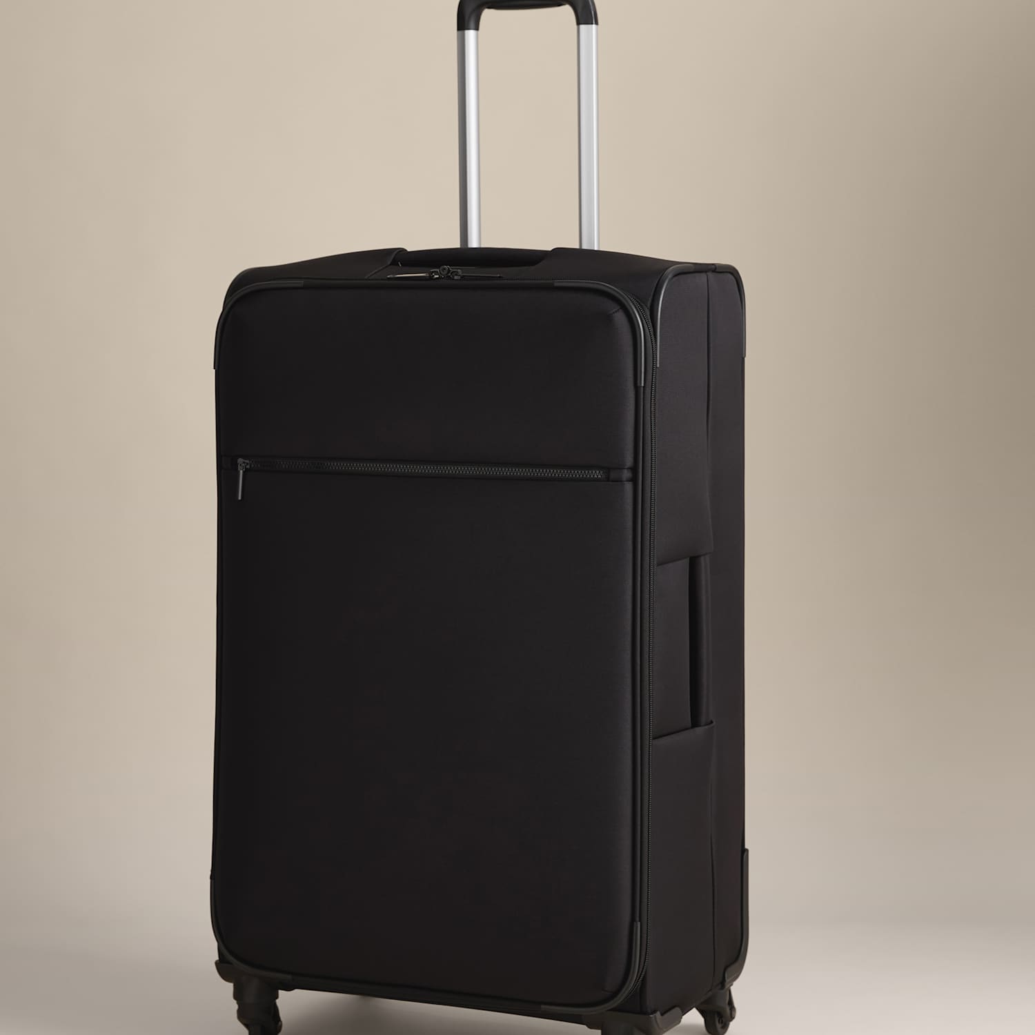 M&S Valletta 4 Wheel Soft Large Suitcase - Black