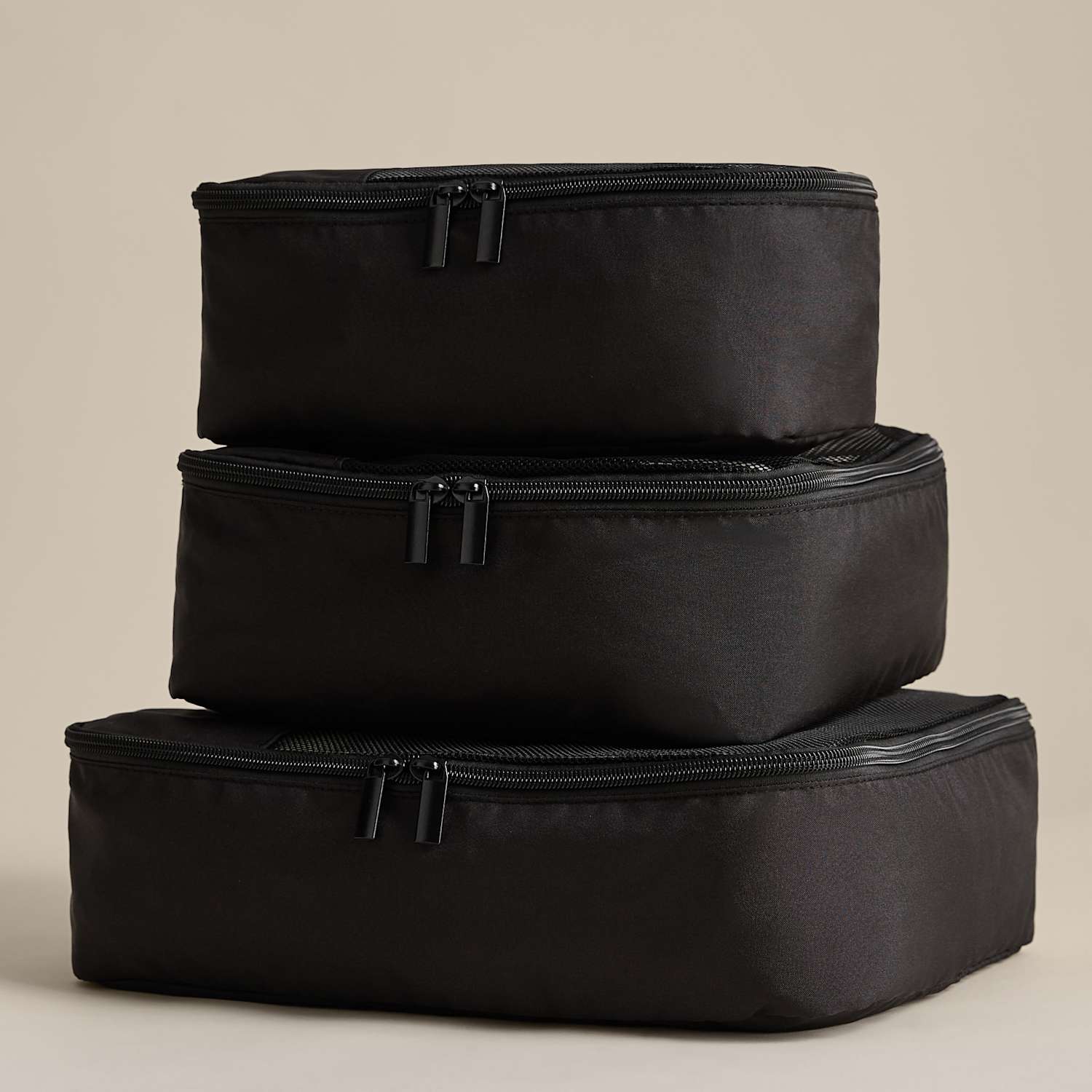 M&S Set of 3 Packing Cubes - Black