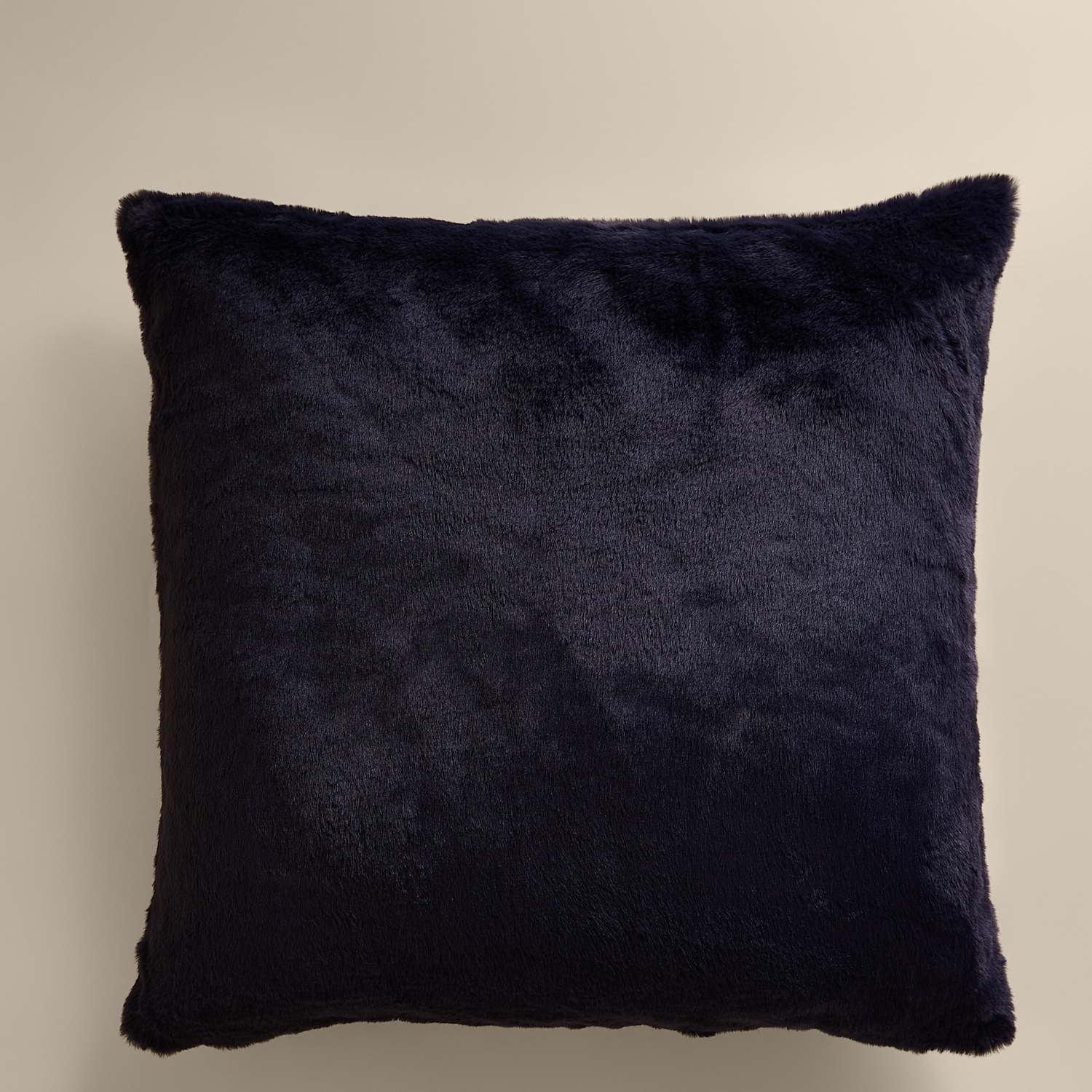 M&S Velvet Supersoft Cushion - Navy