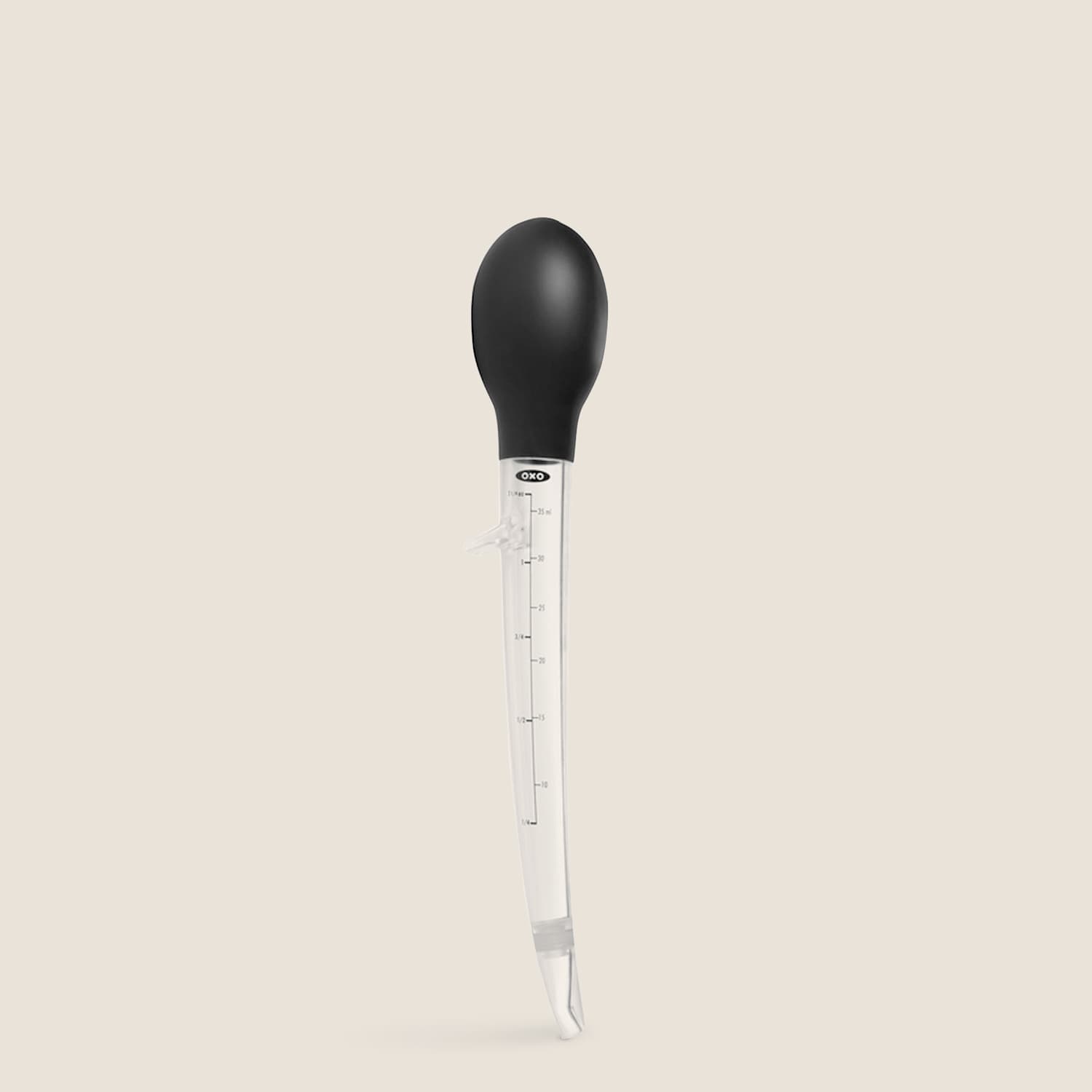 Oxo Men's Good Grips Angled Baster with Cleaning Brush - Black Mix - Available at M&S