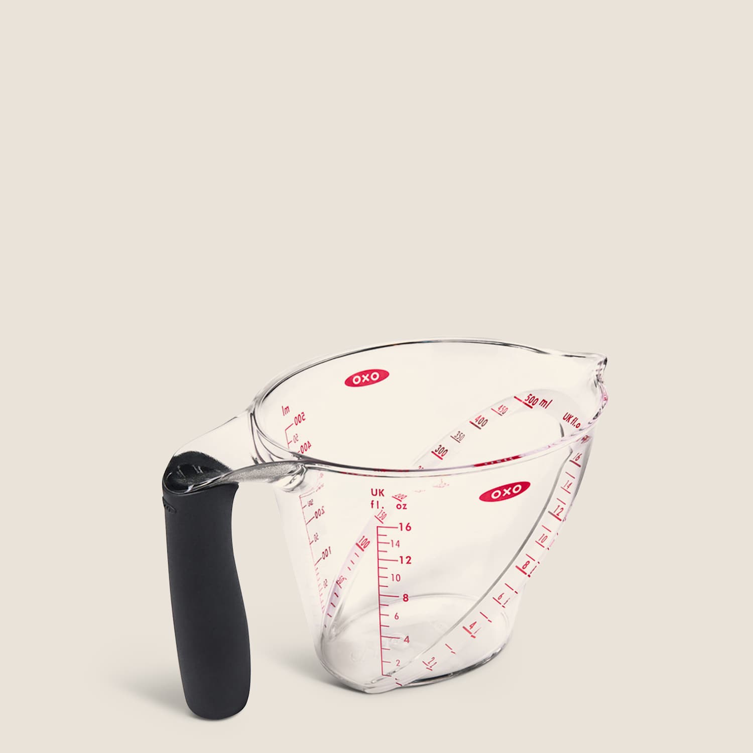 Oxo Men's Good Grips Angled Measuring Jug - Black Mix - Available at M&S
