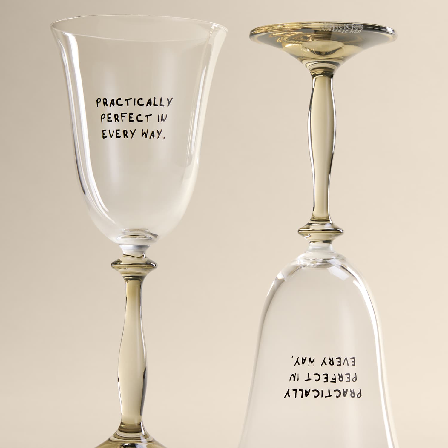 Disney X Anna + Nina Mary Poppins Set of 2 Wine Glasses - Multi - Available at M&S