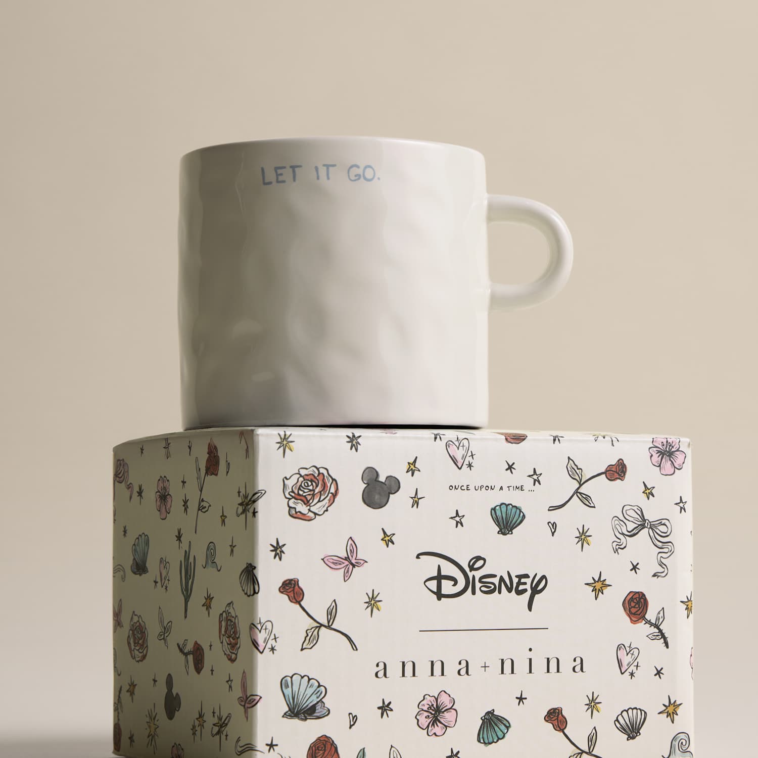 Disney X Anna + Nina Frozen Let It Go Tea Mug - White - Available at M&S