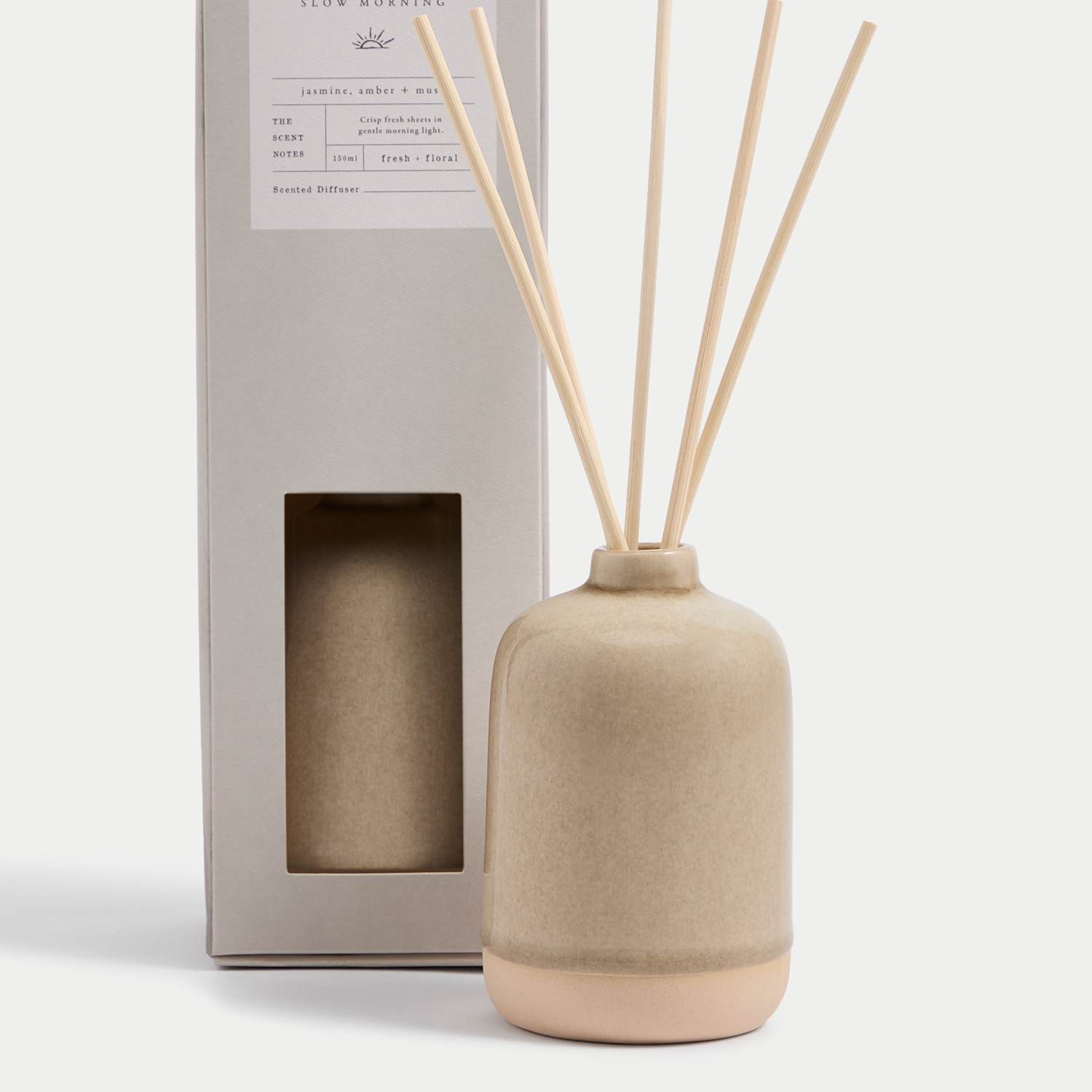 Scentiments Slow Morning 150ml Diffuser - Natural Mix - Available at M&S