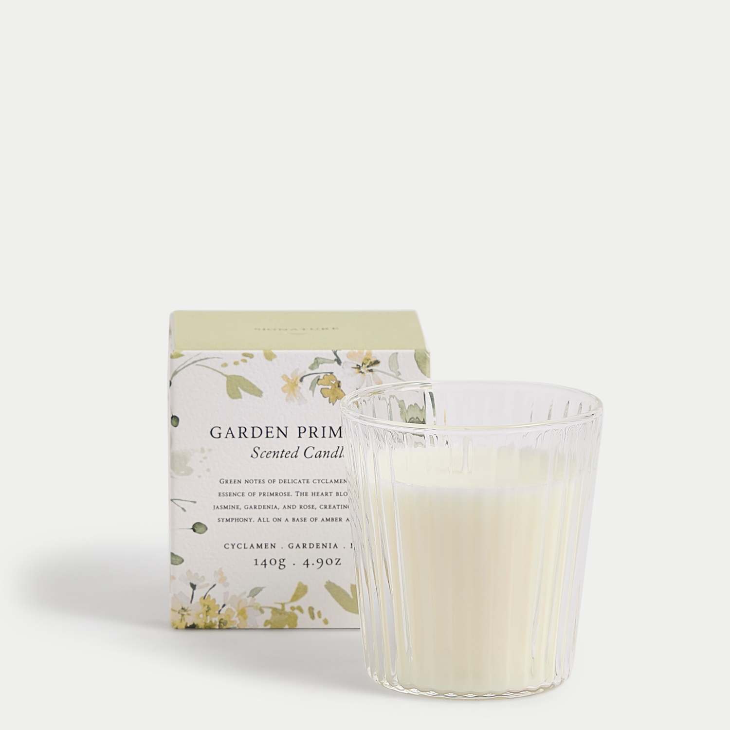 Signature Garden Primrose Scented Candle - Pink Mix - Available at M&S