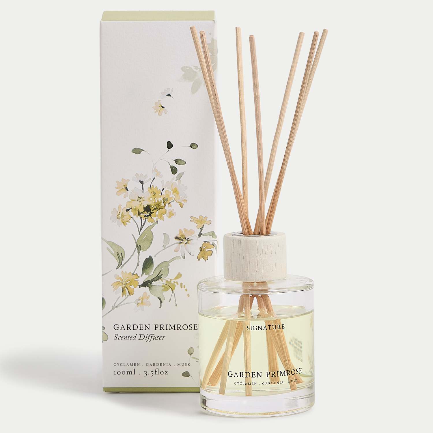 Signature Garden Primrose 100ml Diffuser - Pink - Available at M&S