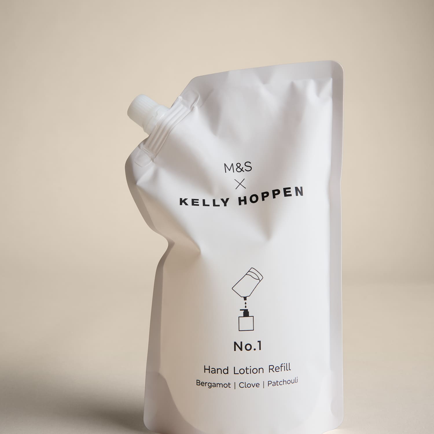 M&S X Kelly Hoppen No. 1 Fragrance Hand Lotion Refill 500ml - White Mix