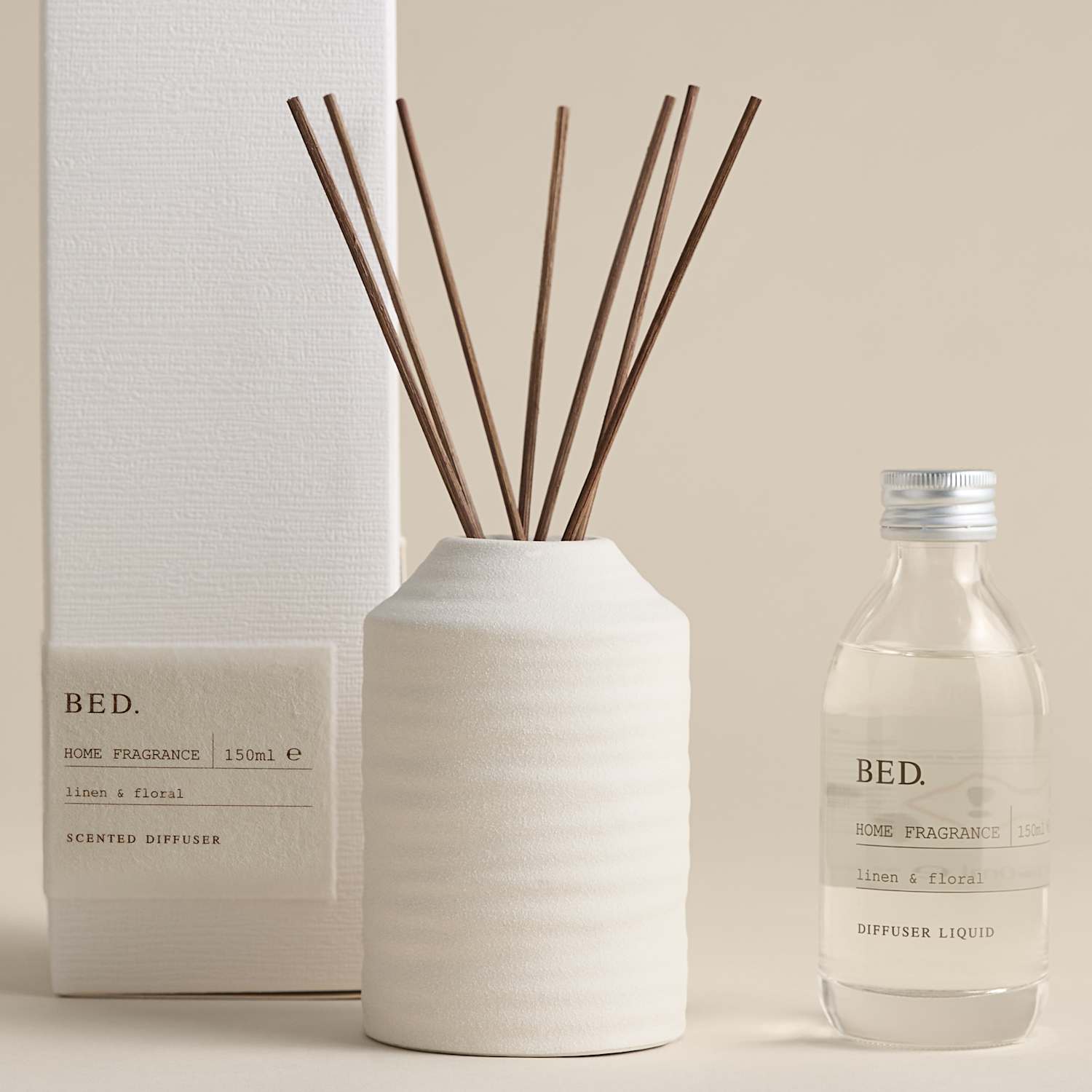 Teraire Bed Ceramic 150ml Diffuser - Neutral - Available at M&S
