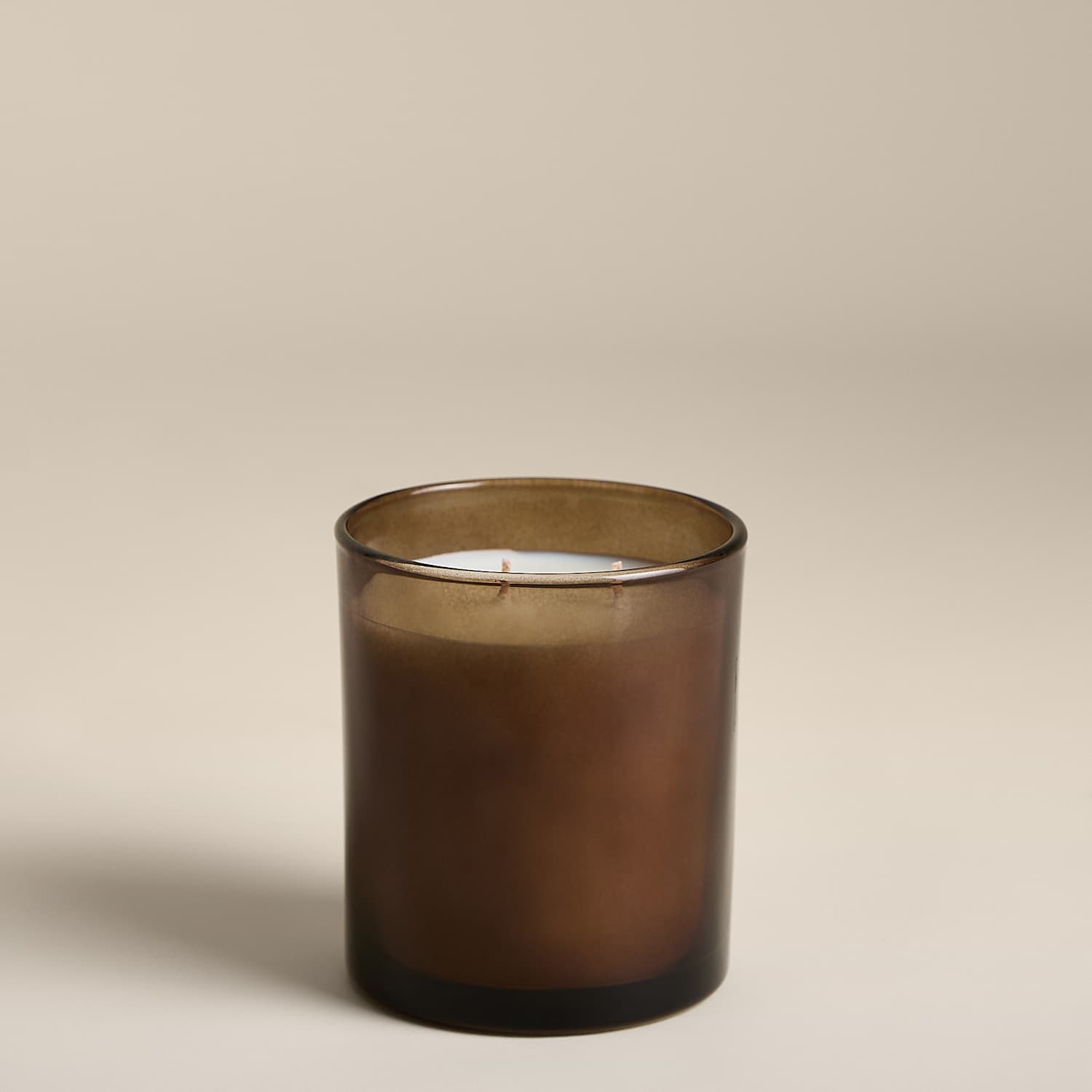M&S Frankincense & Myrrh Scented Candle - Light Buff