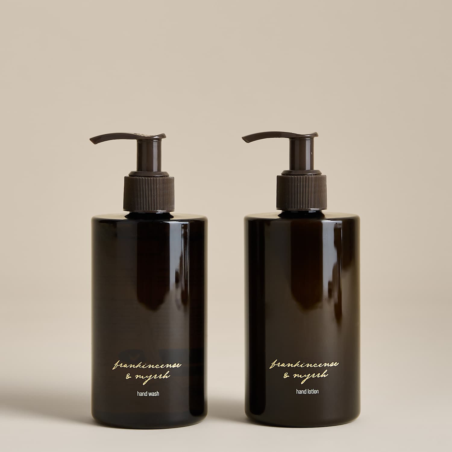 M&S Frankincense & Myrrh Hand Wash & Lotion Duo - Light Buff