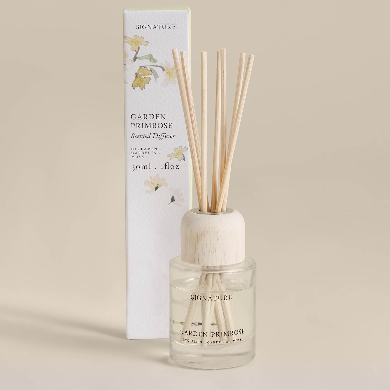 Signature Garden Primrose Mini Diffuser - Pink Mix - Available at M&S