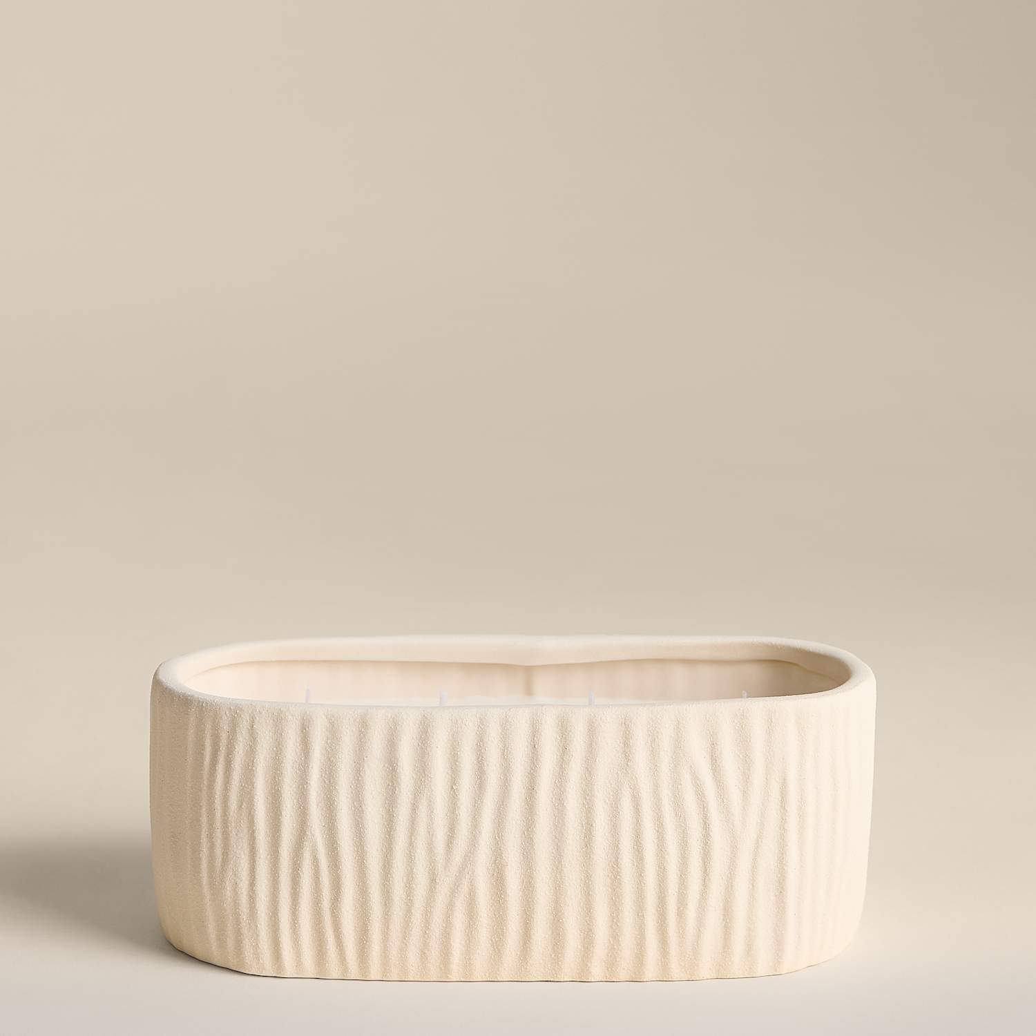 Teraire Haze Ceramic 4 Wick Candle - Grey - Available at M&S