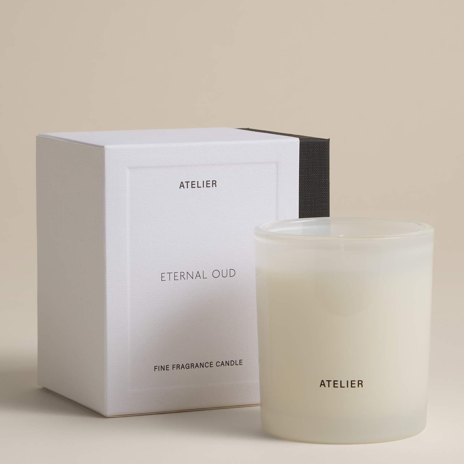 Atelier Eternal Oud Scented Candle - Black Mix - Available at M&S