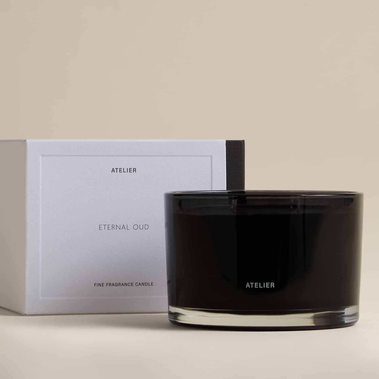 Atelier Eternal Oud 4 Wick Candle - Black Mix - Available at M&S
