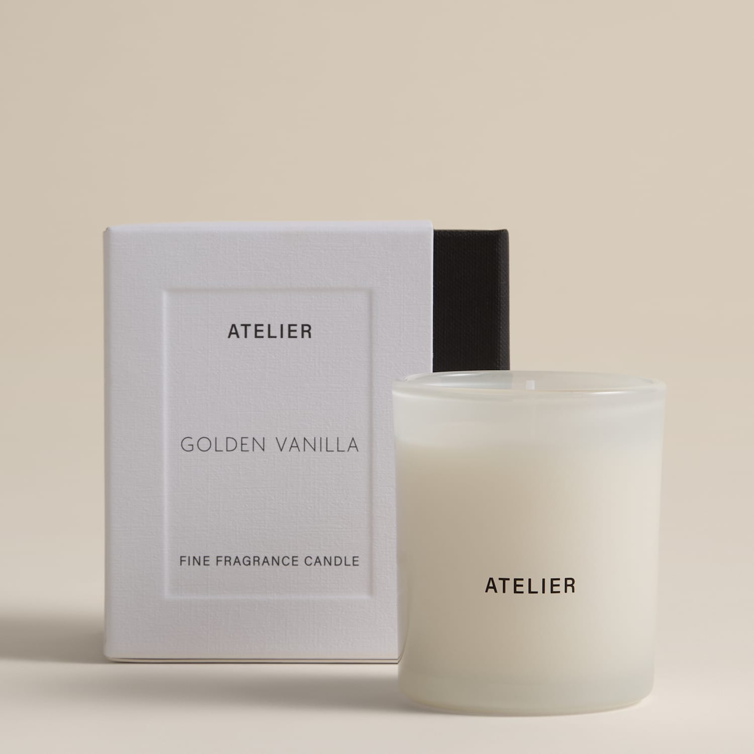 Atelier Golden Vanilla Votive Candle - White Mix - Available at M&S
