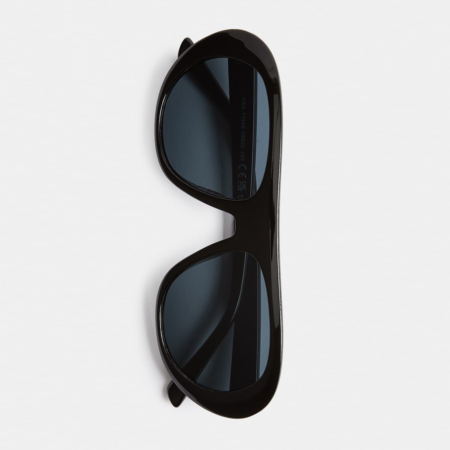 M&S Women's Oversized Aviator Sunglasses - Black