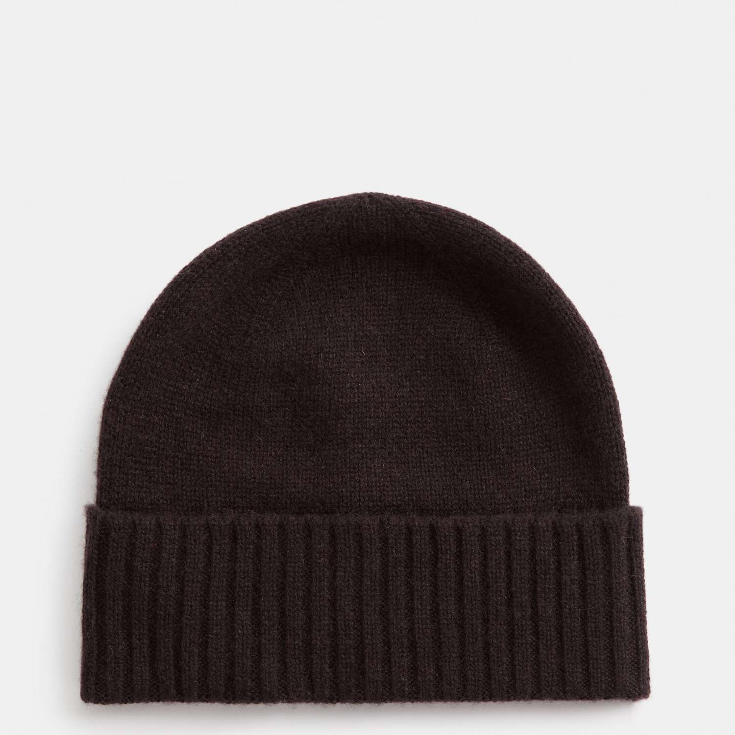 M&S Women's Pure Cashmere Beanie Hat - Chocolate