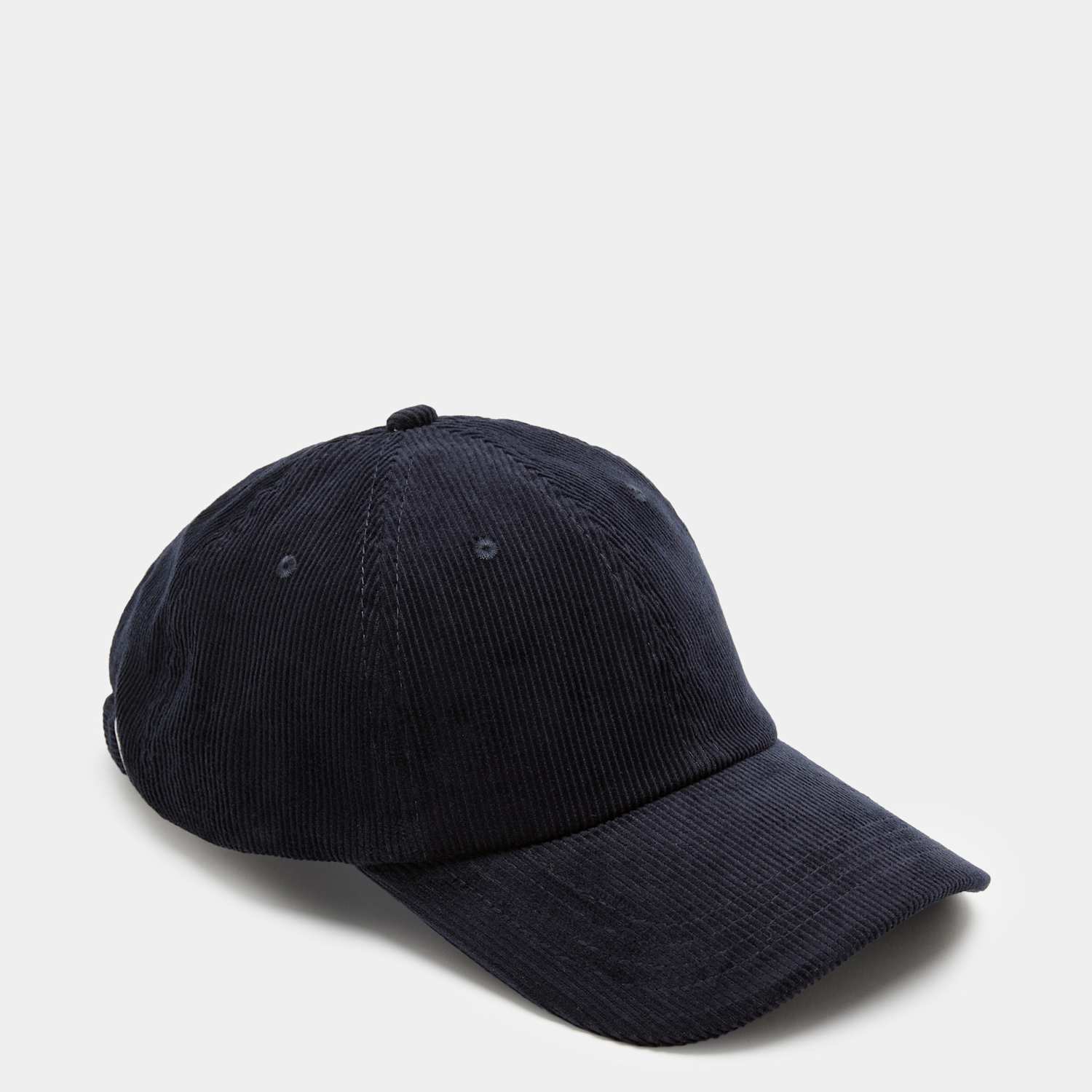 M&S Women's Cord Baseball Cap - Navy