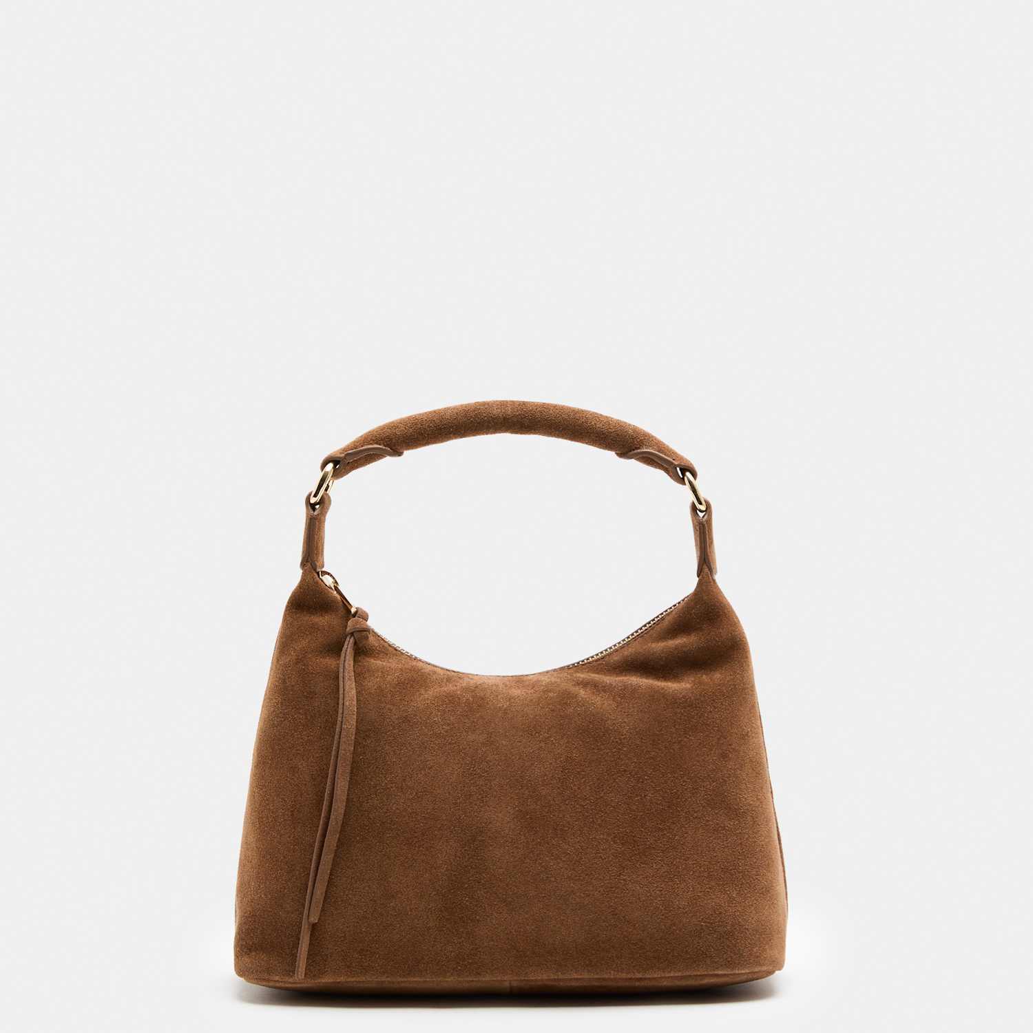 M&S Women's Suede Cross Body Bag - Tan