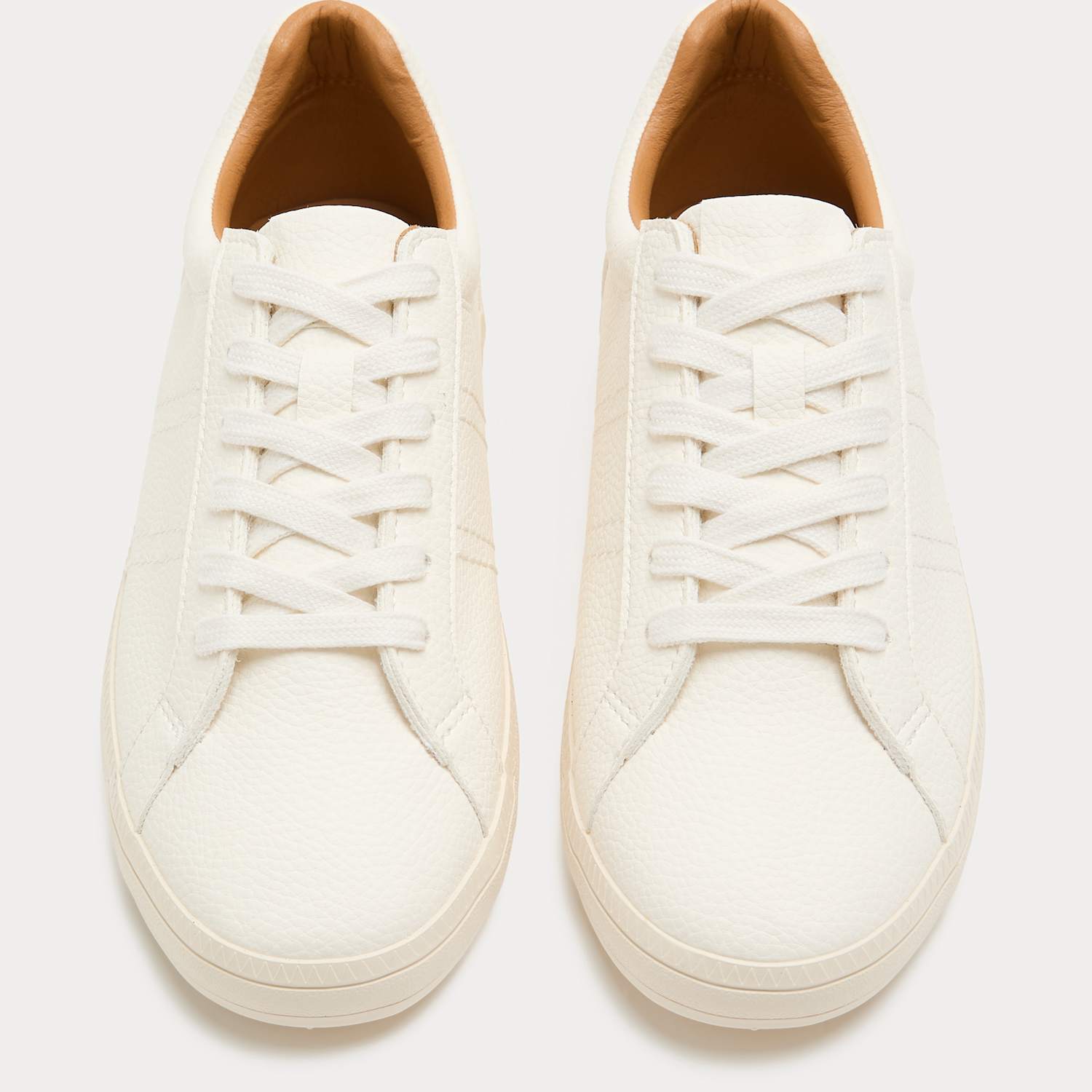 M&S Girls Cupsole Trainers - 7½ - White