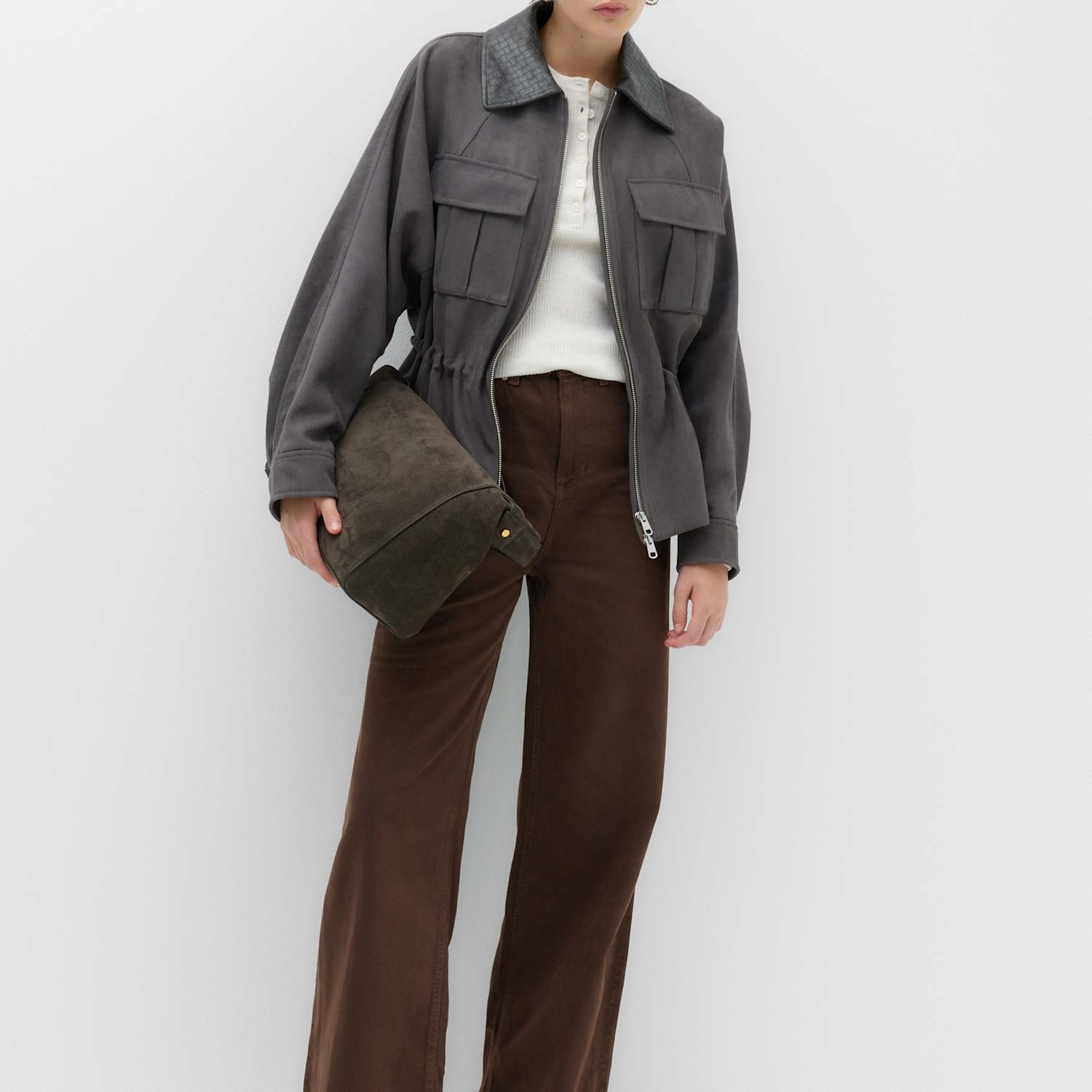 M&S Women's The Wide-Leg Jeans - 18 - Chocolate Mix