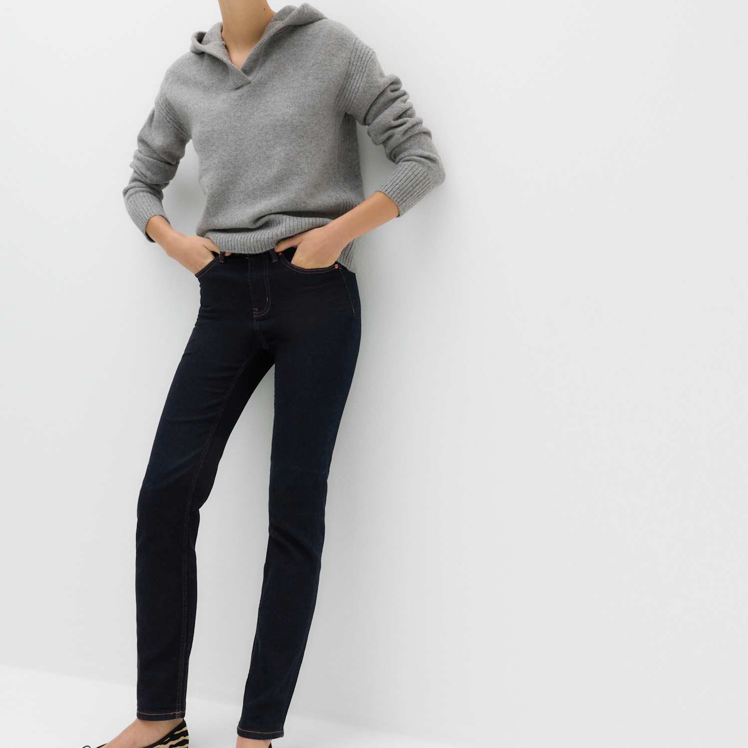 M&S Women's Sienna Straight Leg Jeans - 24 - Indigo Mix