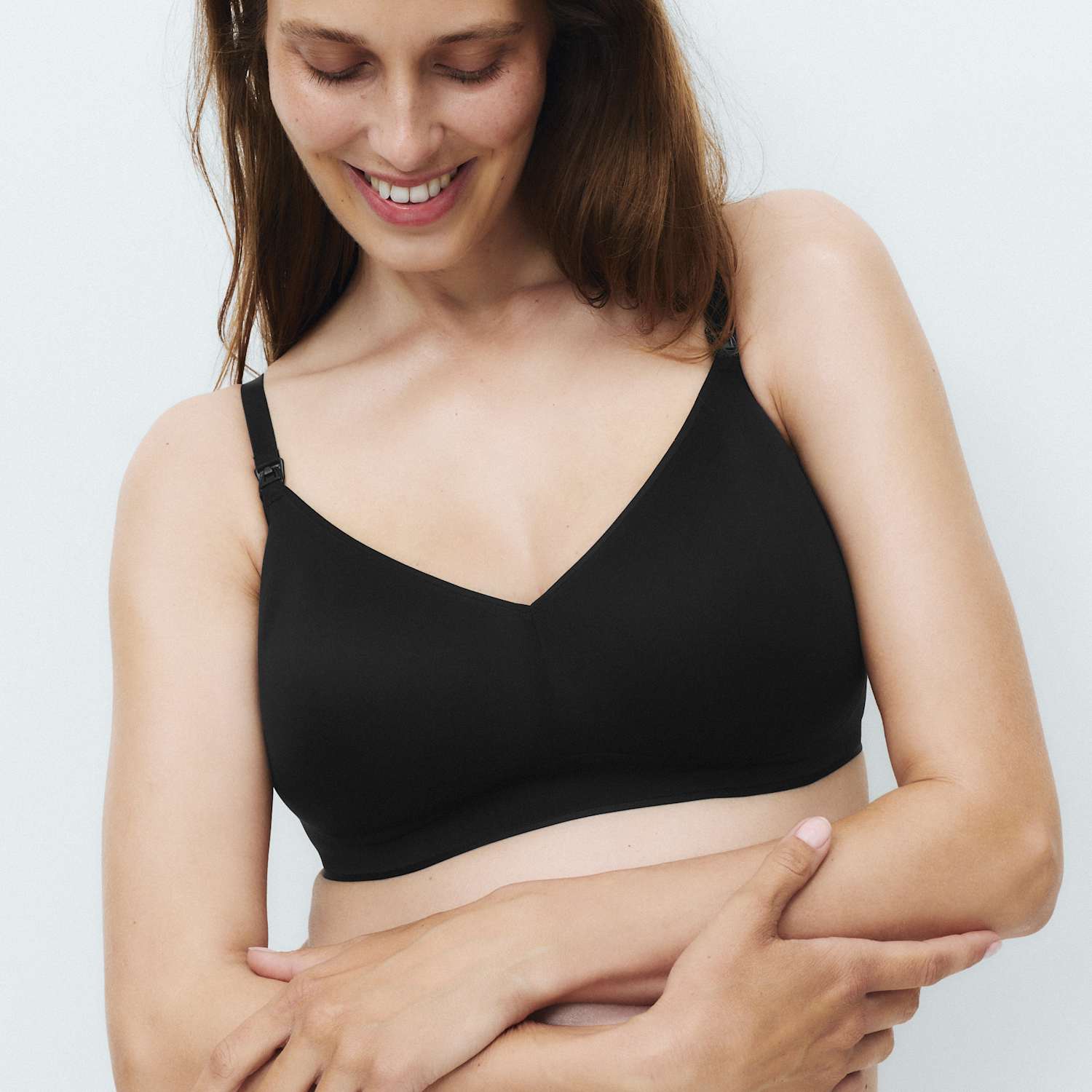 Body By M&S Women's Body Invisibles Non Wired Maternity Nursing Bra A-H - 34G - Black