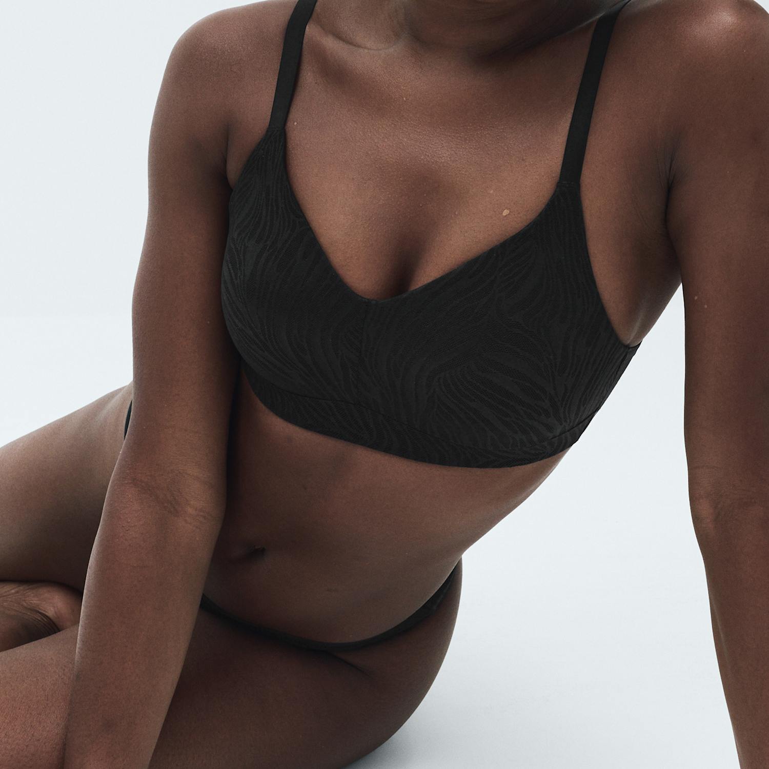 Body By M&S Women's Body Lace Non Wired Total Support Bra B-H - 34DD - Black