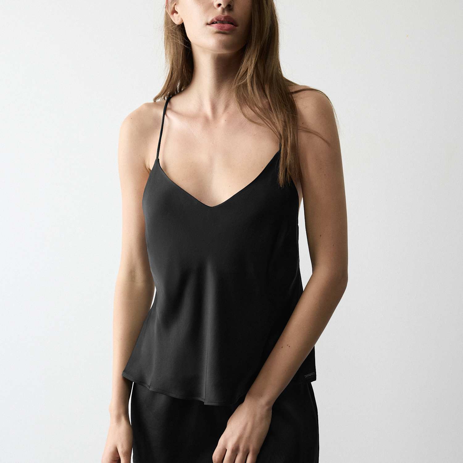 Autograph Women's Satin Cami Shortie Pyjama Set - 18 - Black