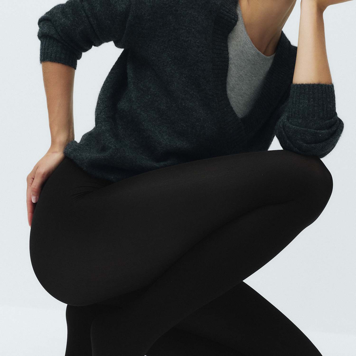 M&S Women's 2 Pack 120 Denier Body Sensor Tights - Large - Black