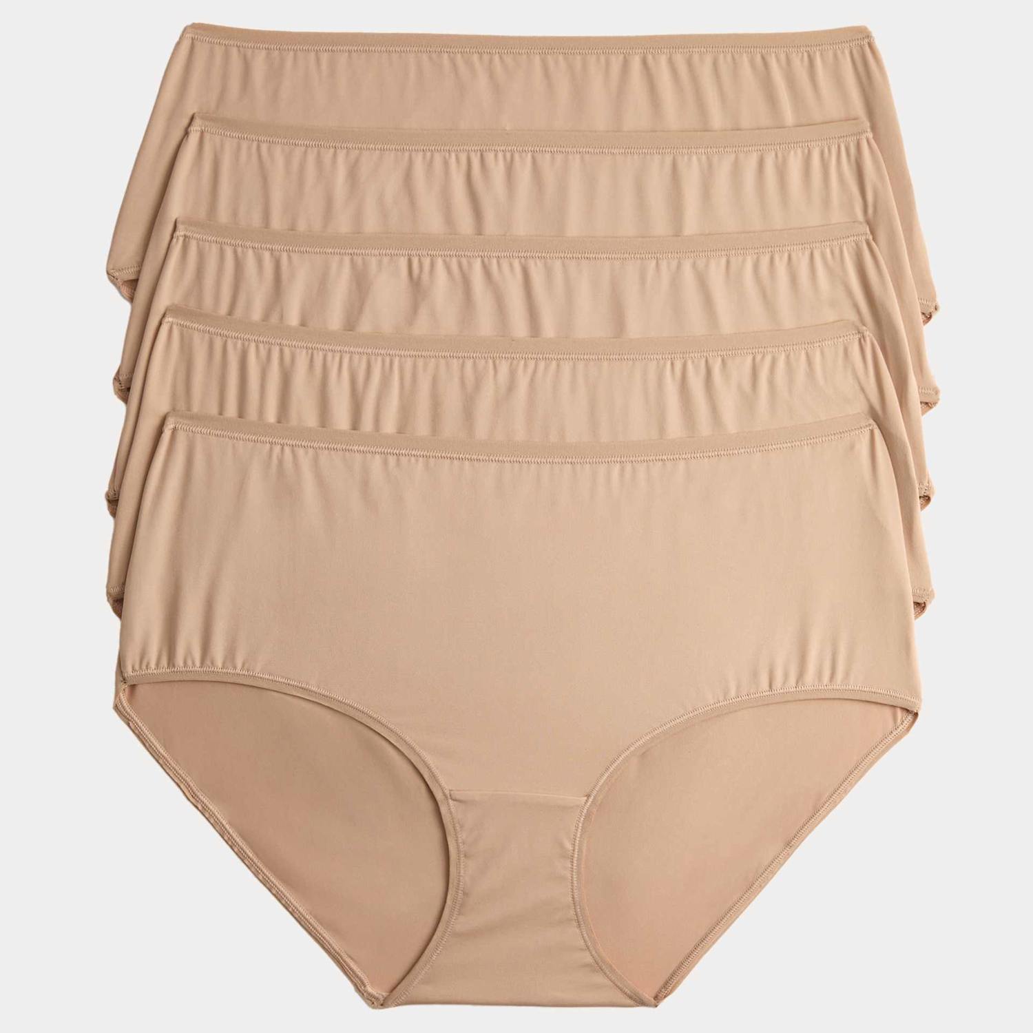 M&S Women's 5pk Microfibre High Rise Shorts - 22 - Rose Quartz