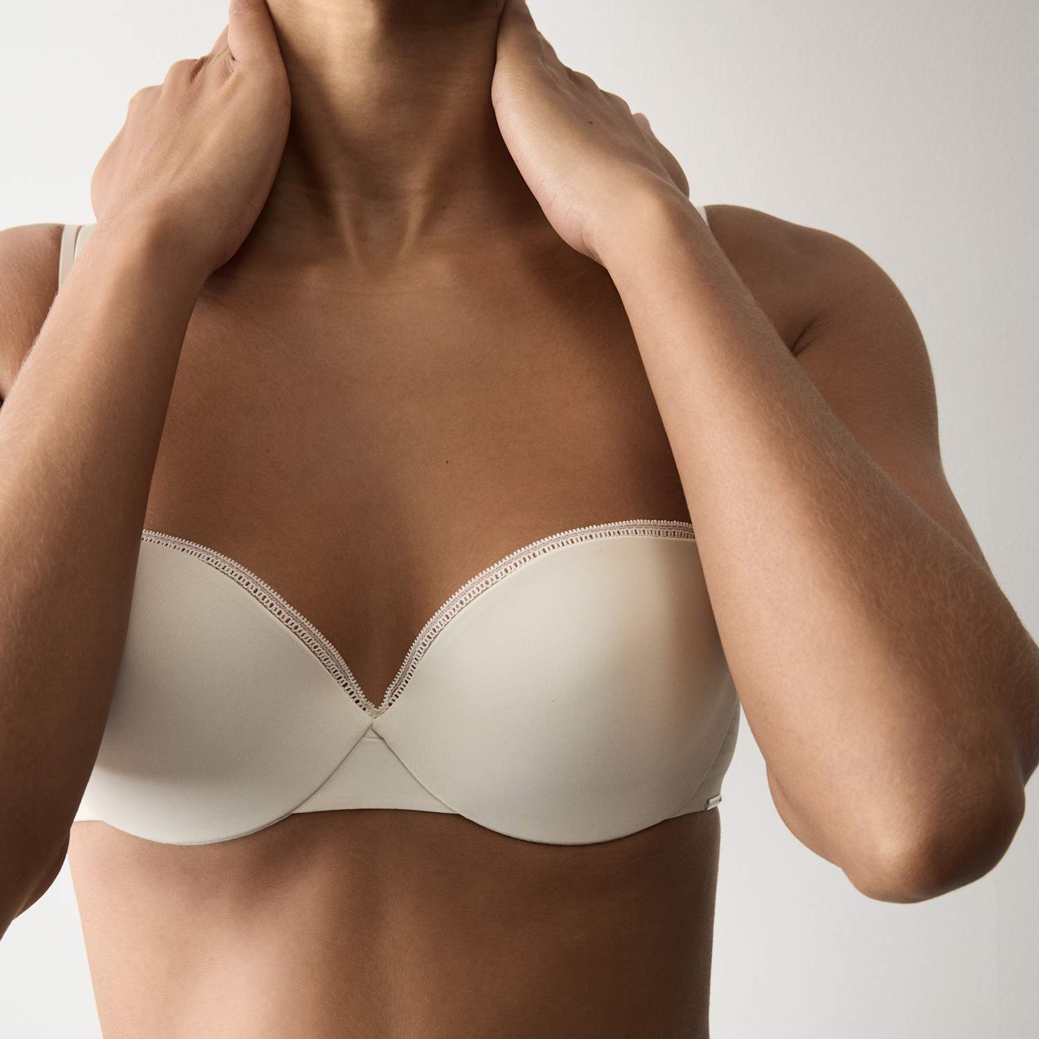 Autograph Women's Boston Microfibre Wired Push Up Balcony Bra - 40C - Light Cream