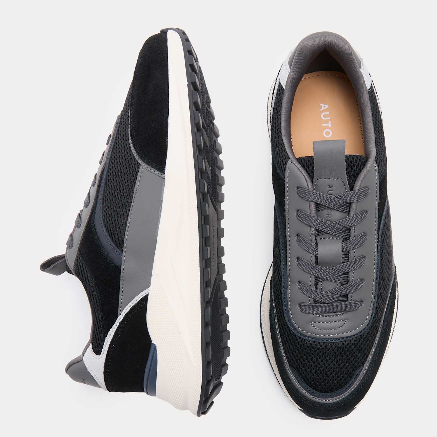 Autograph Men's Sports Mesh Trainers - 6 - Black Mix