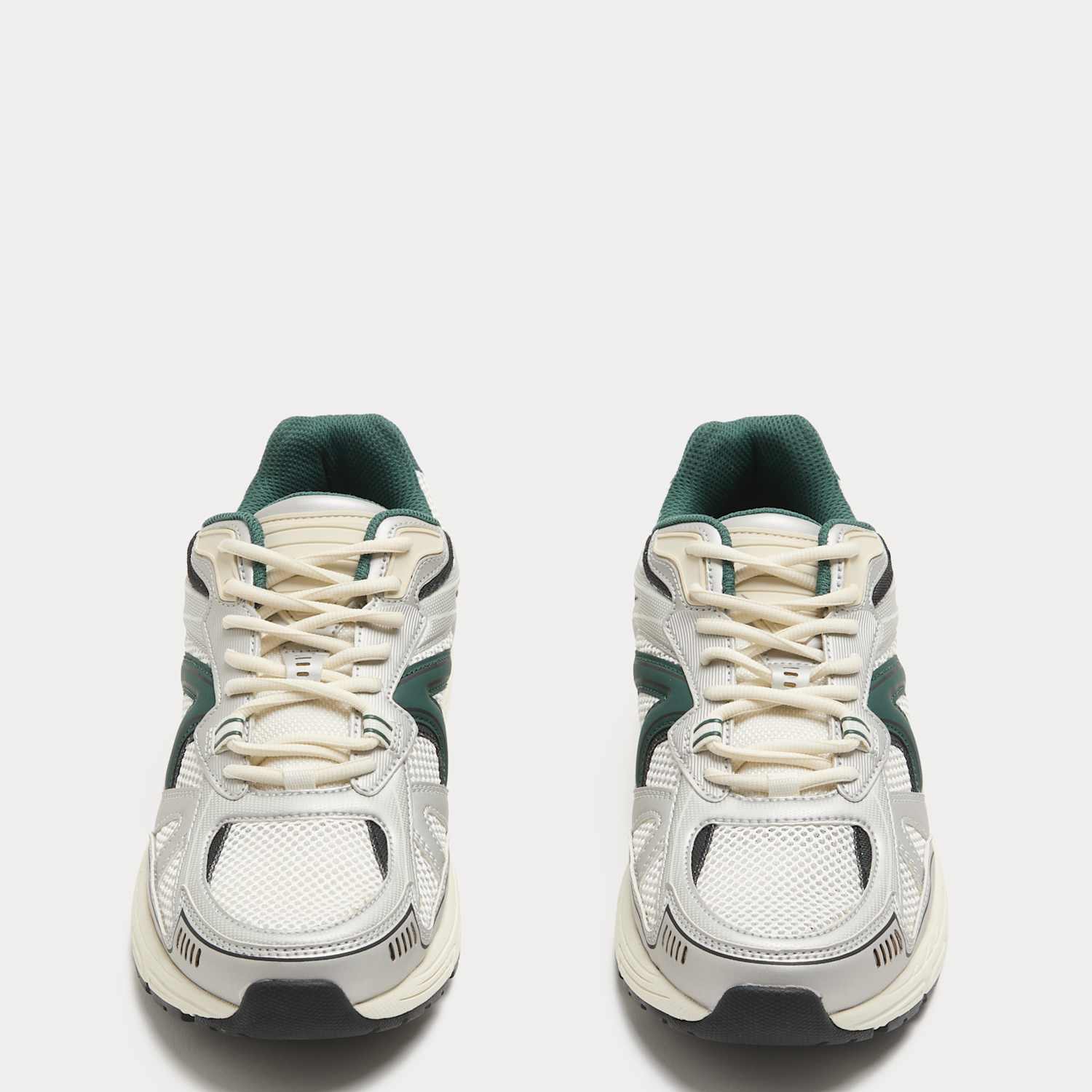 M&S Men's Lifestyle Mesh Mix Lace up Trainers - 9 - Ecru Mix