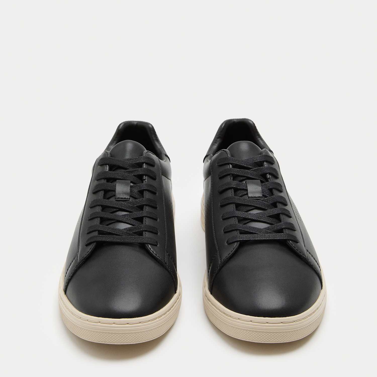 M&S Men's Lace Up Trainers - 8 - Black