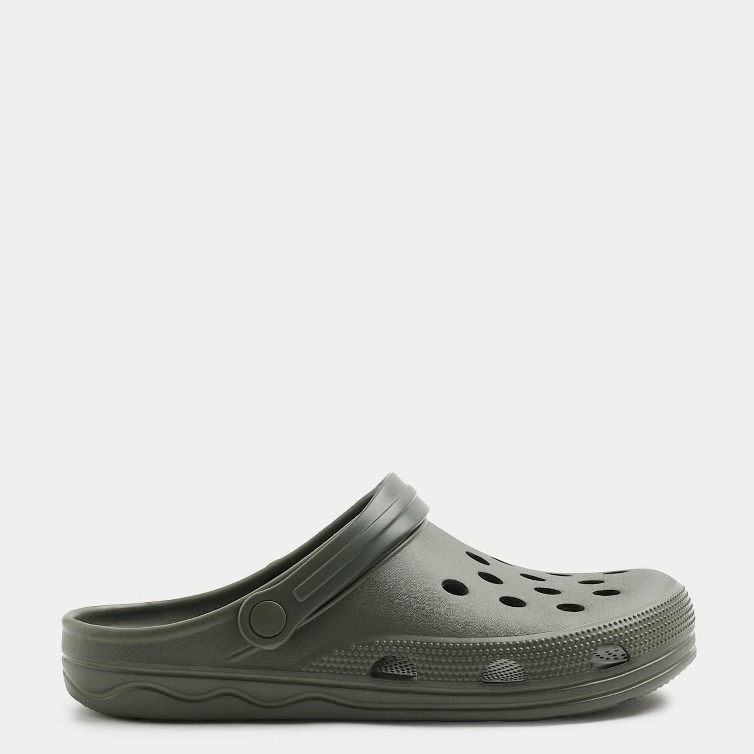 M&S Men's Slip On Clogs - 10 - Khaki