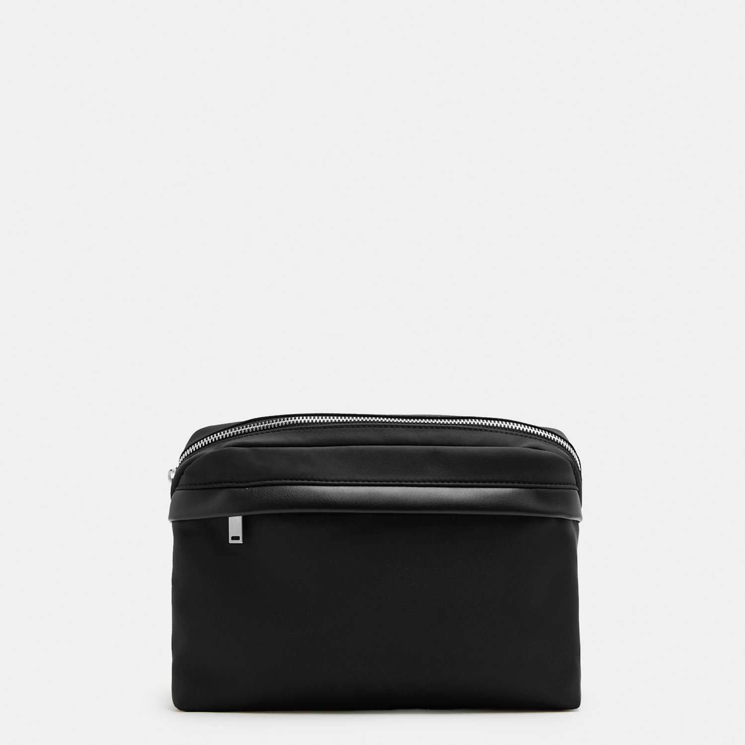 M&S Men's Zip Cross Body Bag - Black