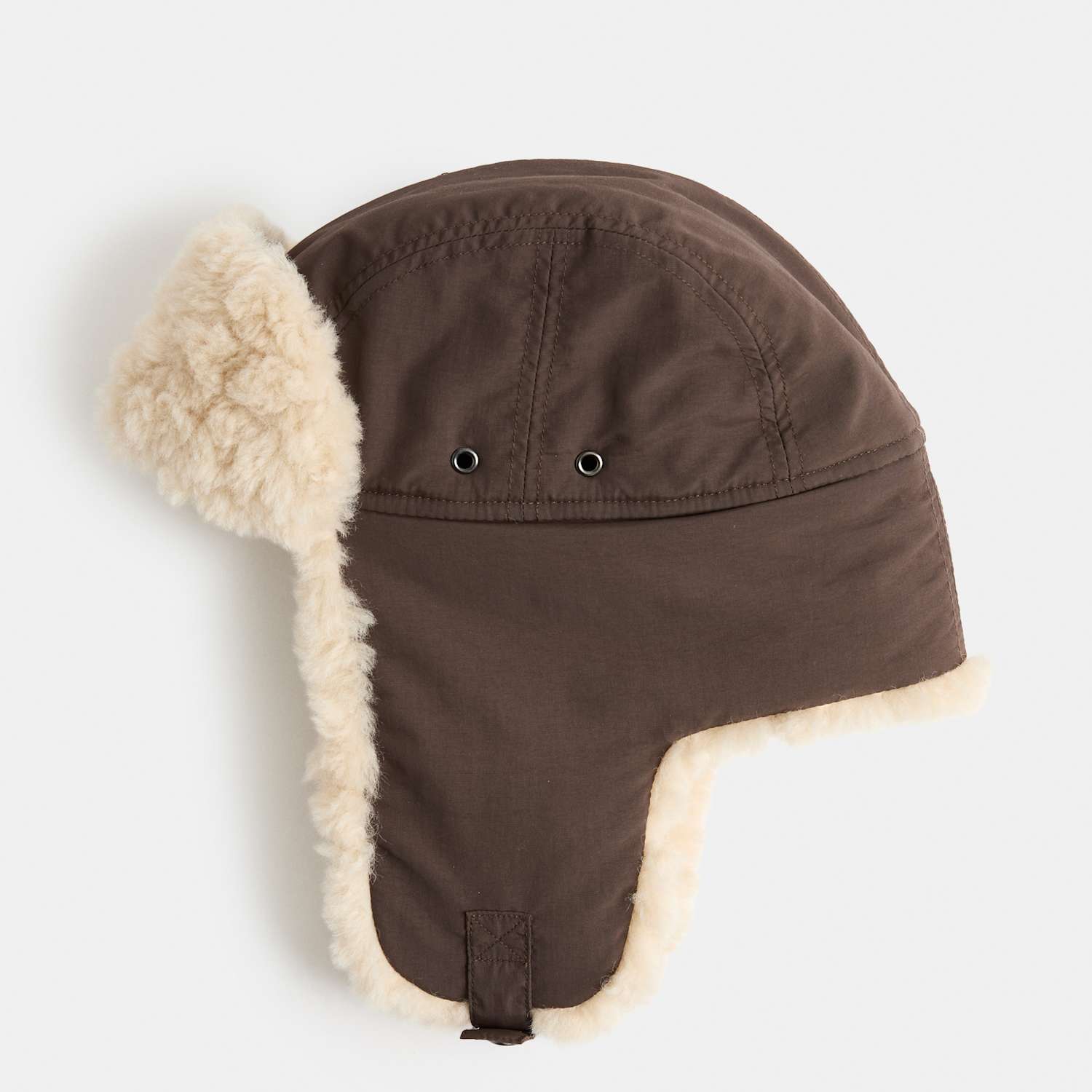 M&S Men's Faux Fur Trapper Hat - Brown
