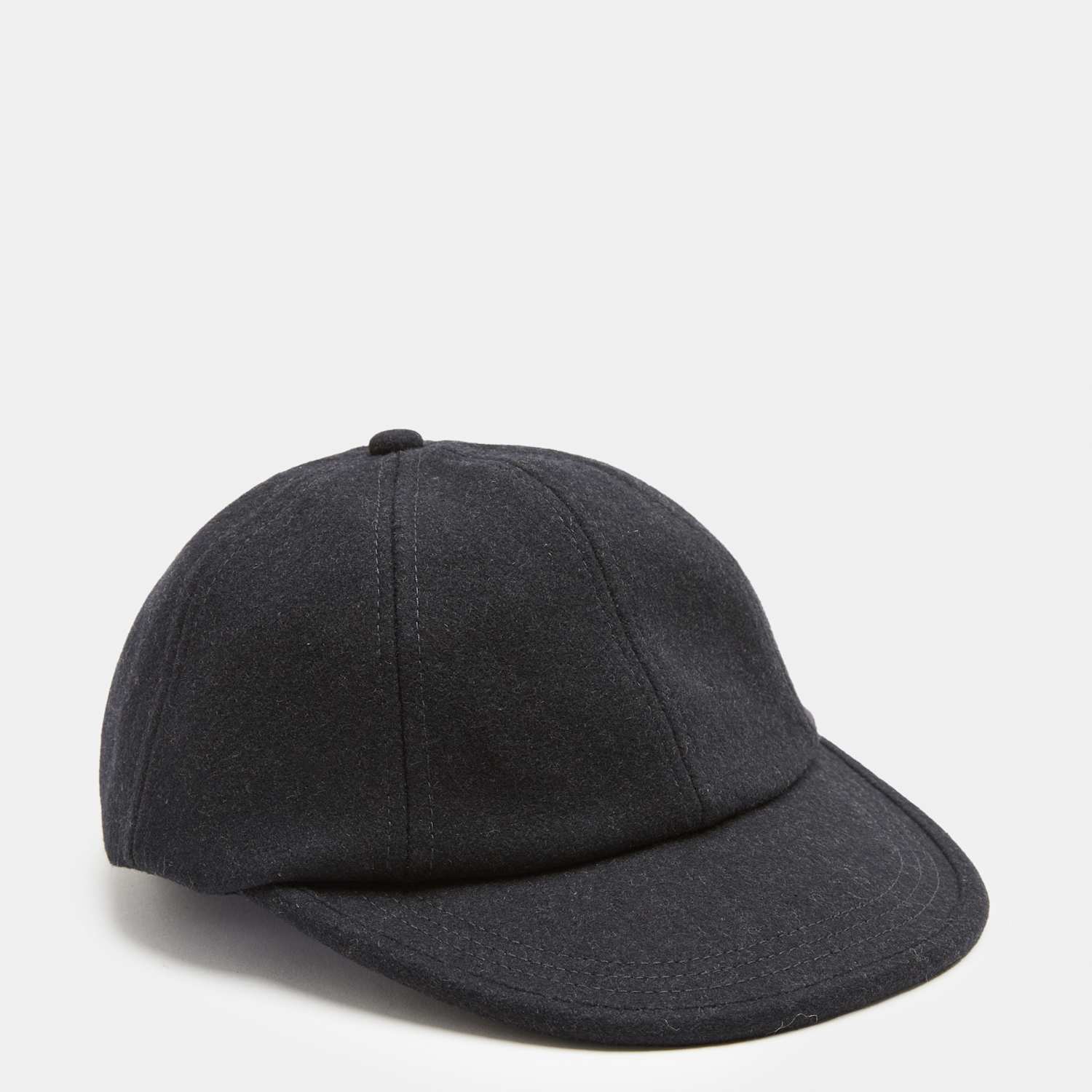 M&S Men's Wool Blend Baseball Cap - Charcoal