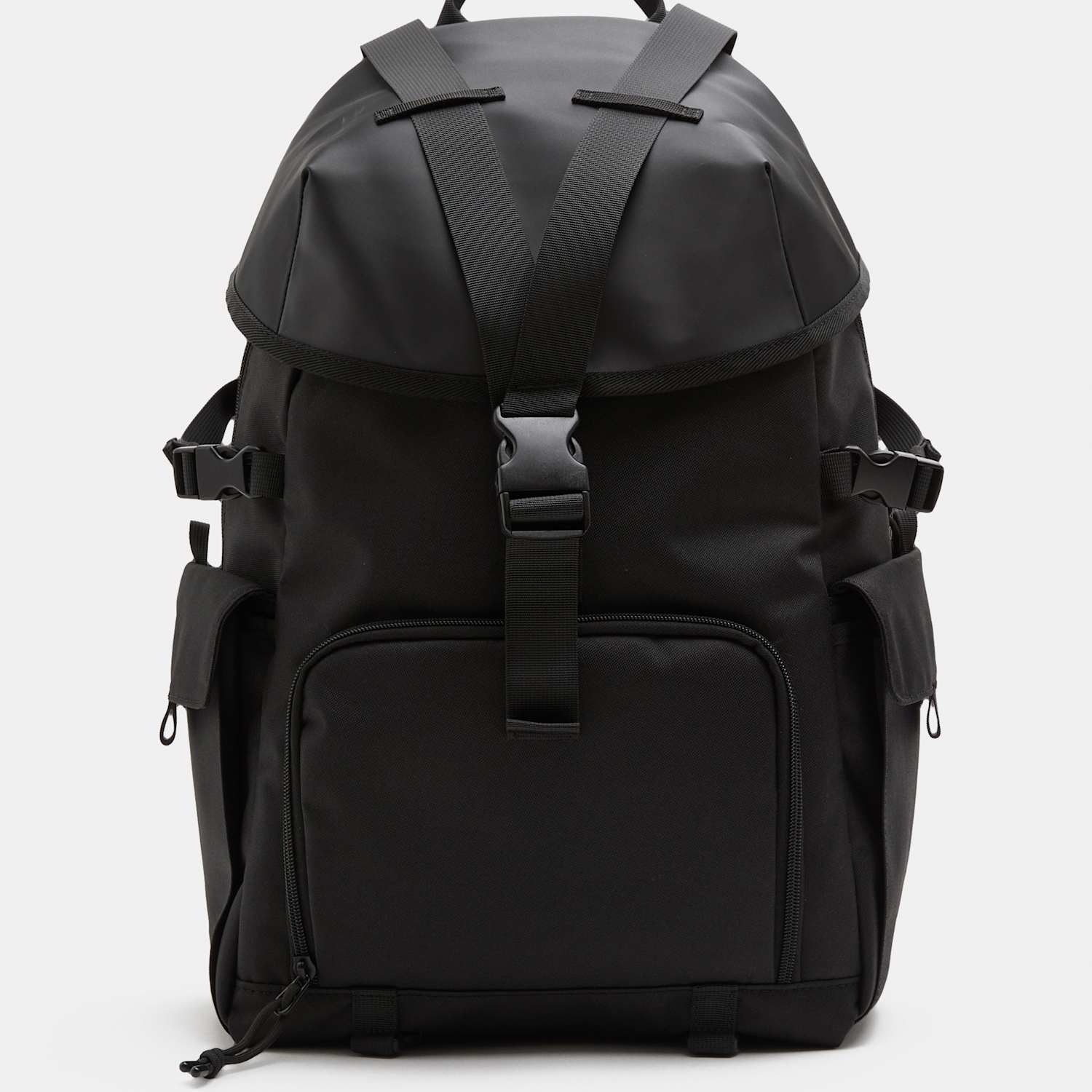 M&S Men's Water Resistant Backpack - Black Mix