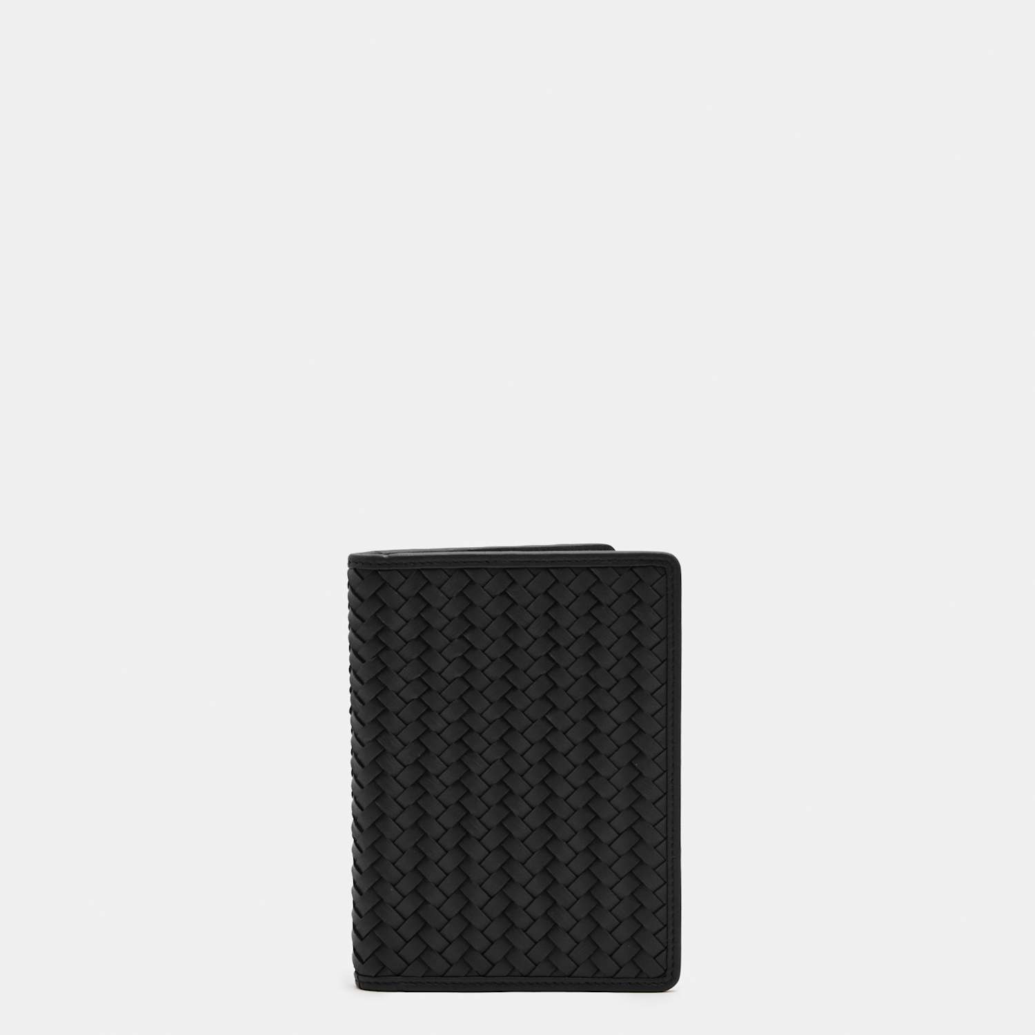 Autograph Men's Leather Passport Holder - Black